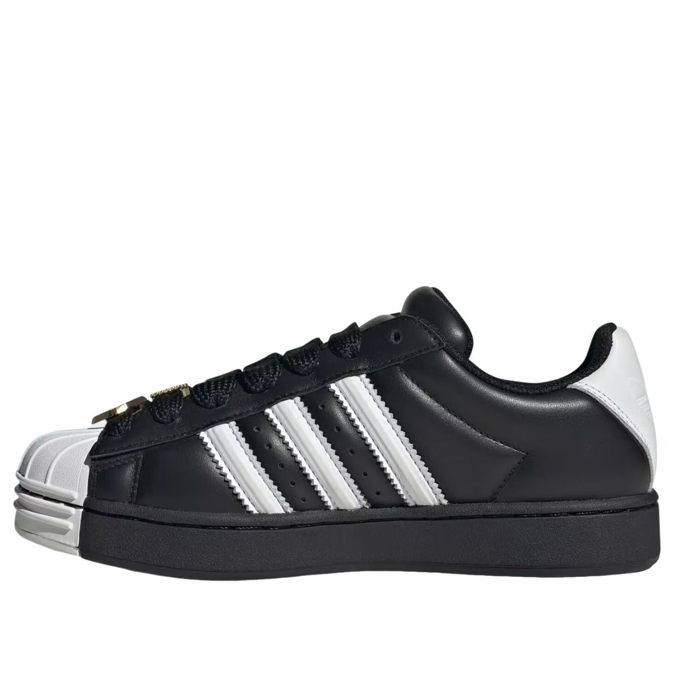(WMNS) adidas Superstar 'Core Black Cloud White' JR7444