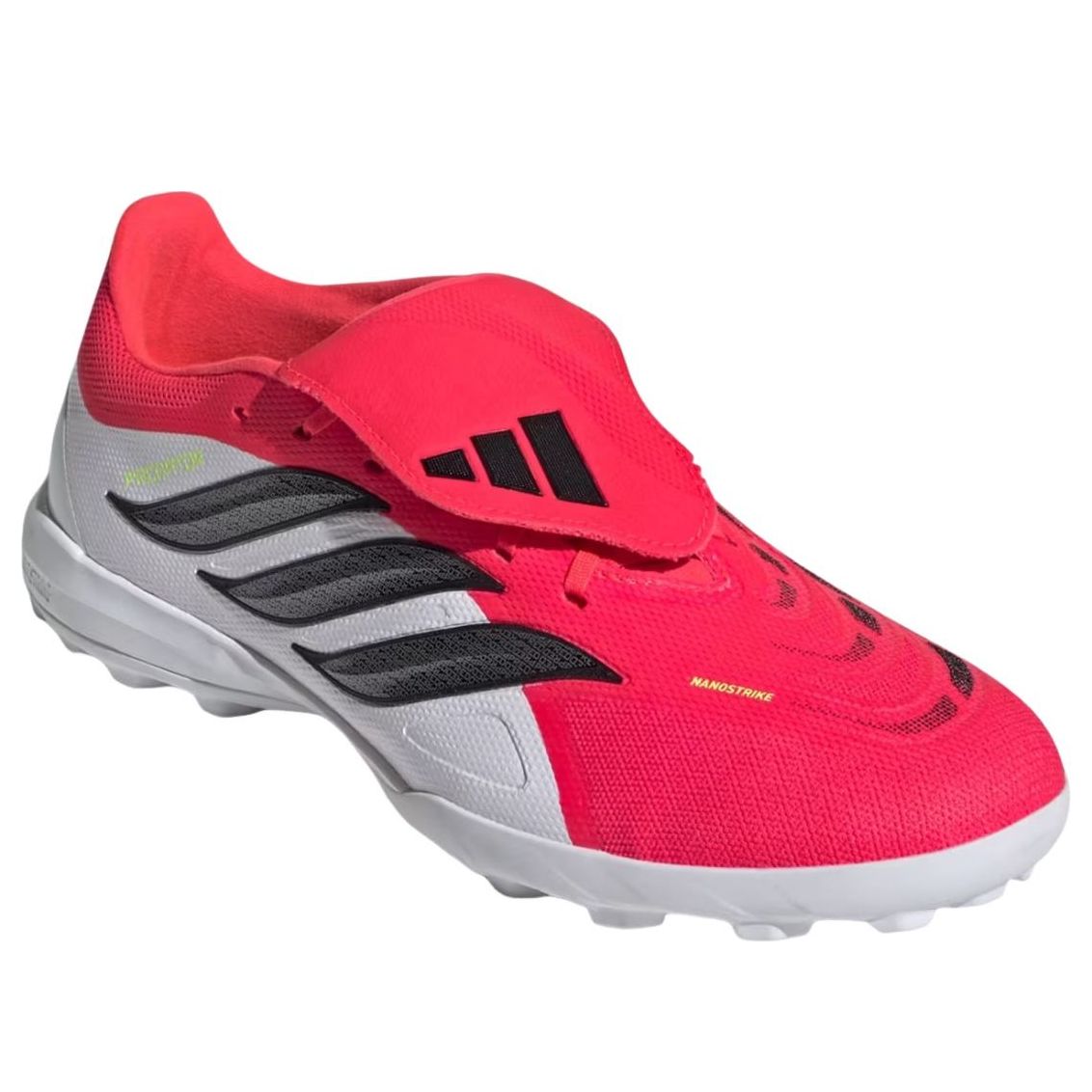 adidas Predator League Fold Over Tongue Turf 'Lucid Red Cloud White' JR7873