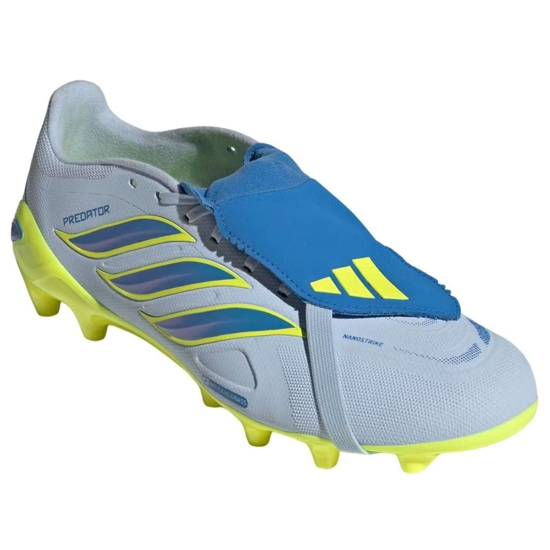 adidas Predator League Fold-Over Tongue AG 'Crystal Sky Ray Blue' JR7903