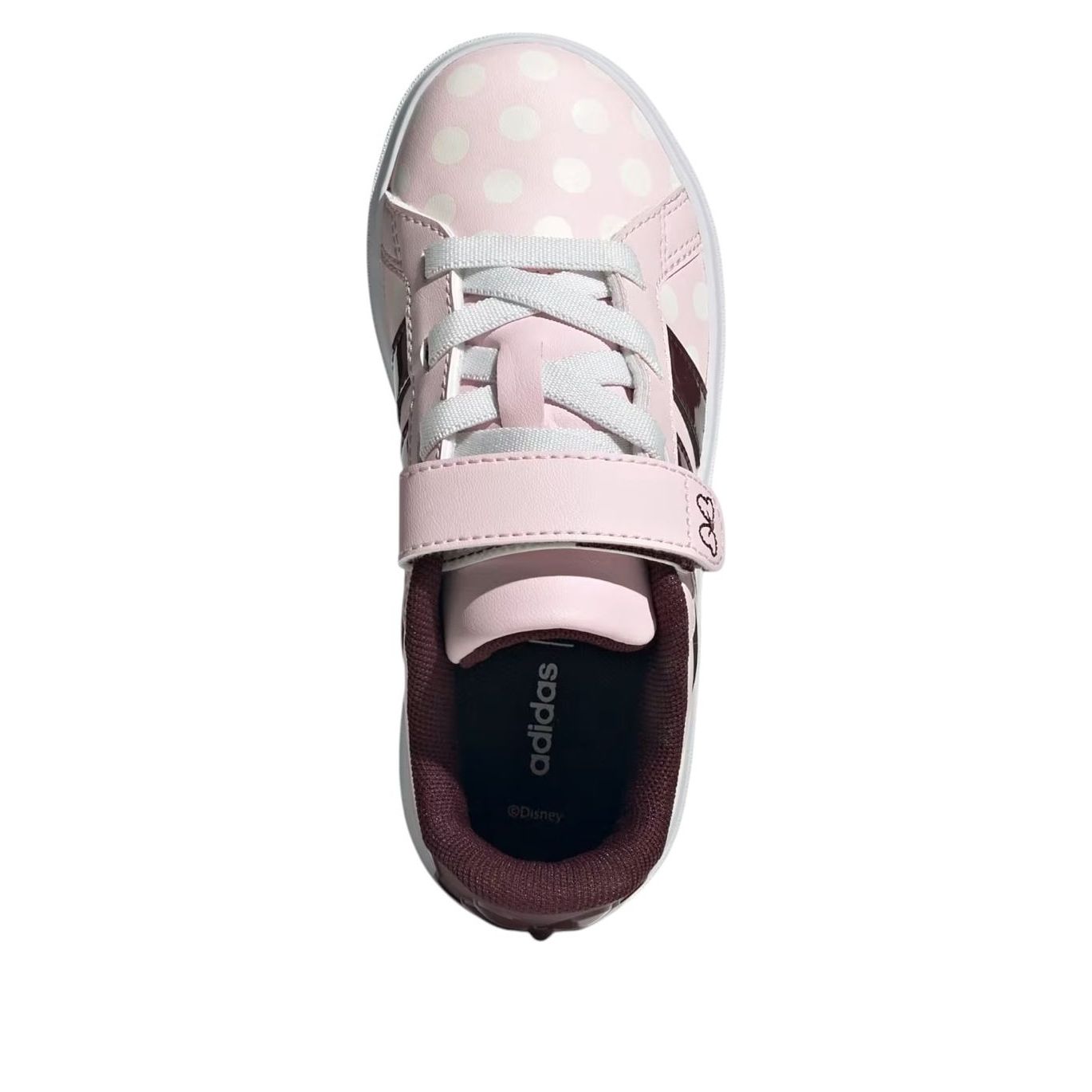 (GS) adidas x Disney Minnie Mouse Grand Court 'Clear Pink Aurora Ruby' JR8133
