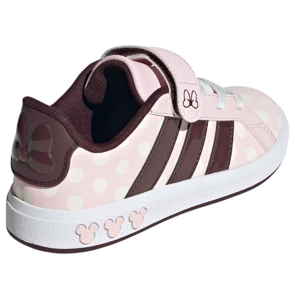 (GS) adidas x Disney Minnie Mouse Grand Court 'Clear Pink Aurora Ruby' JR8133