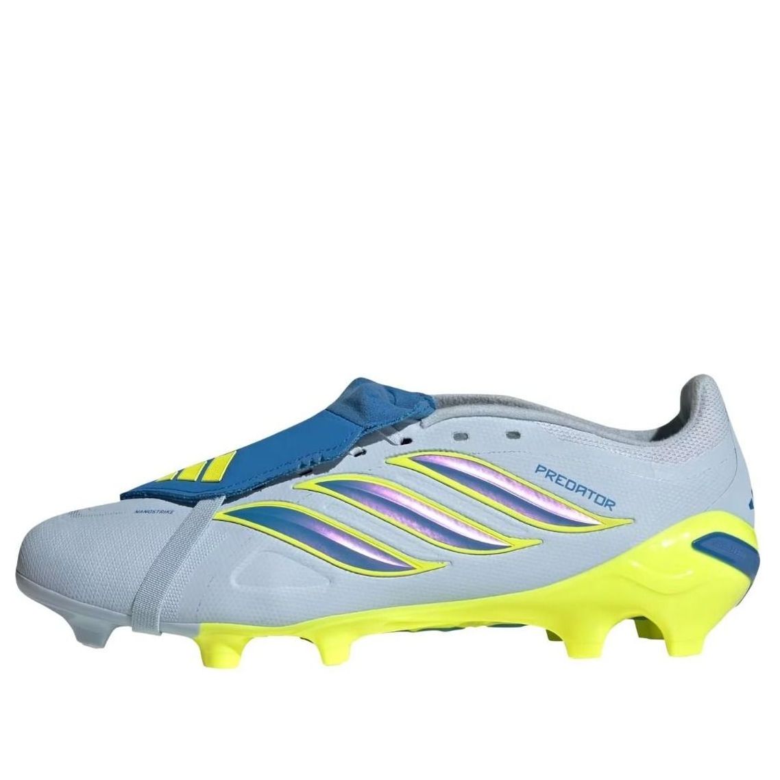 adidas Predator League Fold-Over Tongue FG 'Crystal Sky Ray Blue Solar Yellow' JS0423