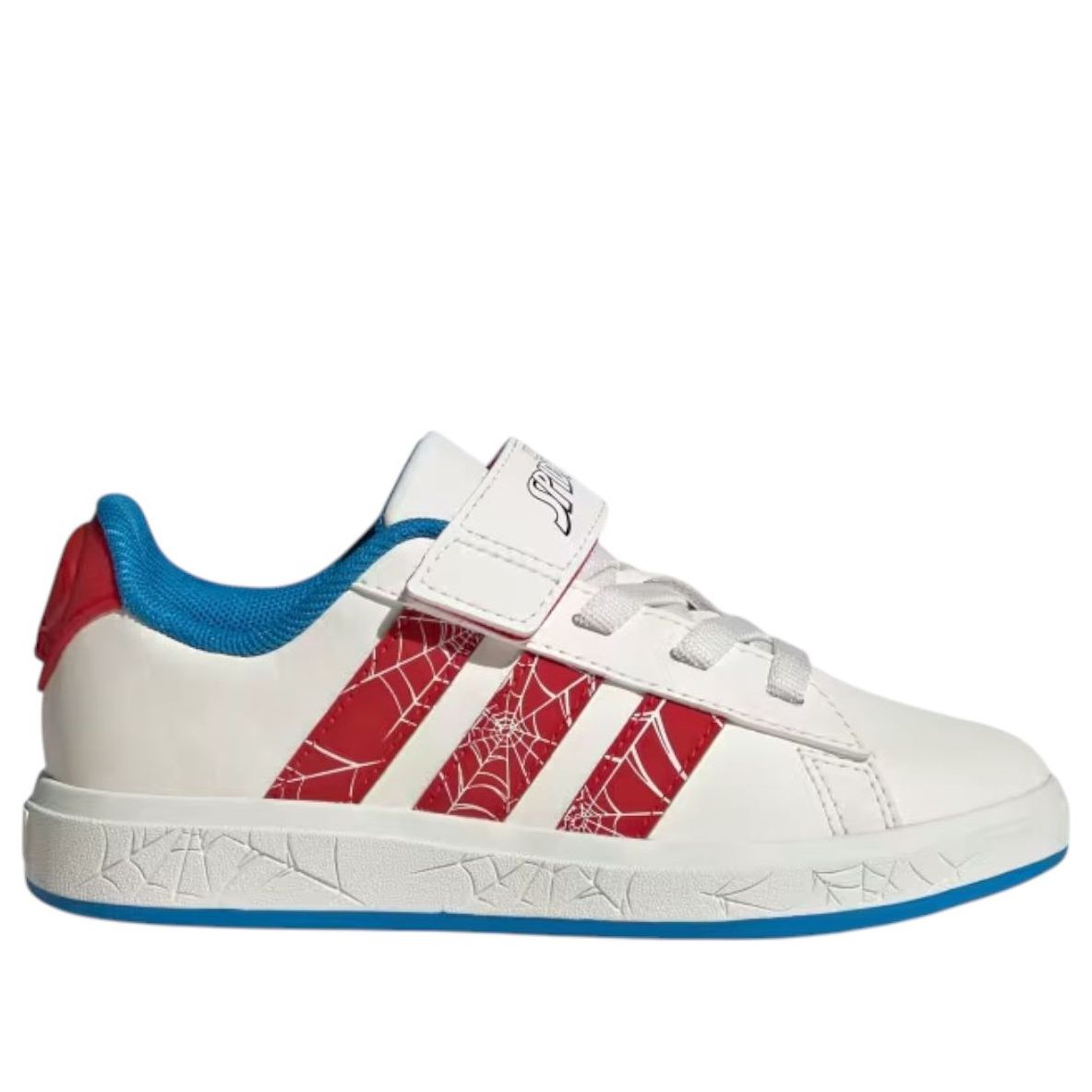 (GS) adidas x Marvel Spider-Man Grand Court 'Cloud White Pure Ruby' JS0778