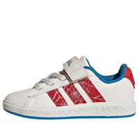(GS) adidas x Marvel Spider-Man Grand Court 'Cloud White Pure Ruby' JS0778