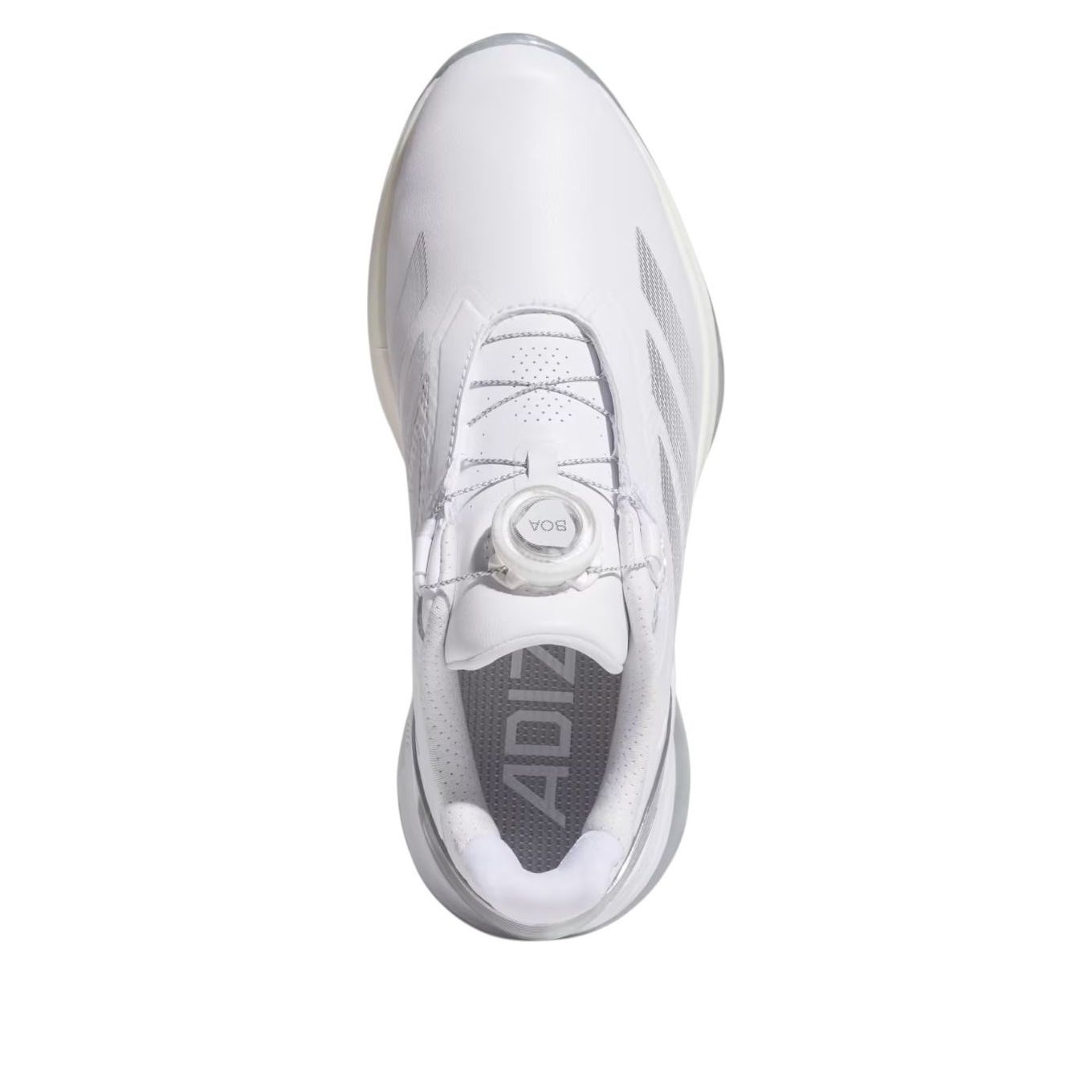 (WMNS) adidas Adizero ZG Low Cut Boa Spikeless Golf 'Cloud White Silver Metallic' JS1764