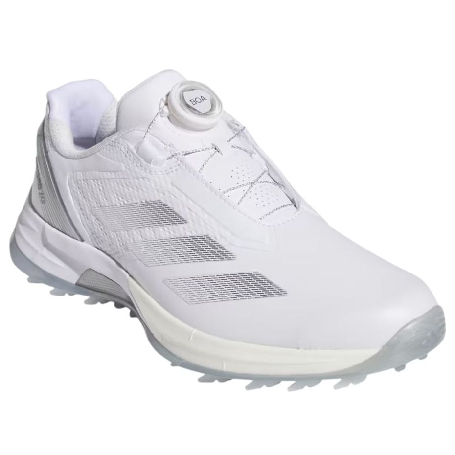 (WMNS) adidas Adizero ZG Low Cut Boa Spikeless Golf 'Cloud White Silver Metallic' JS1764