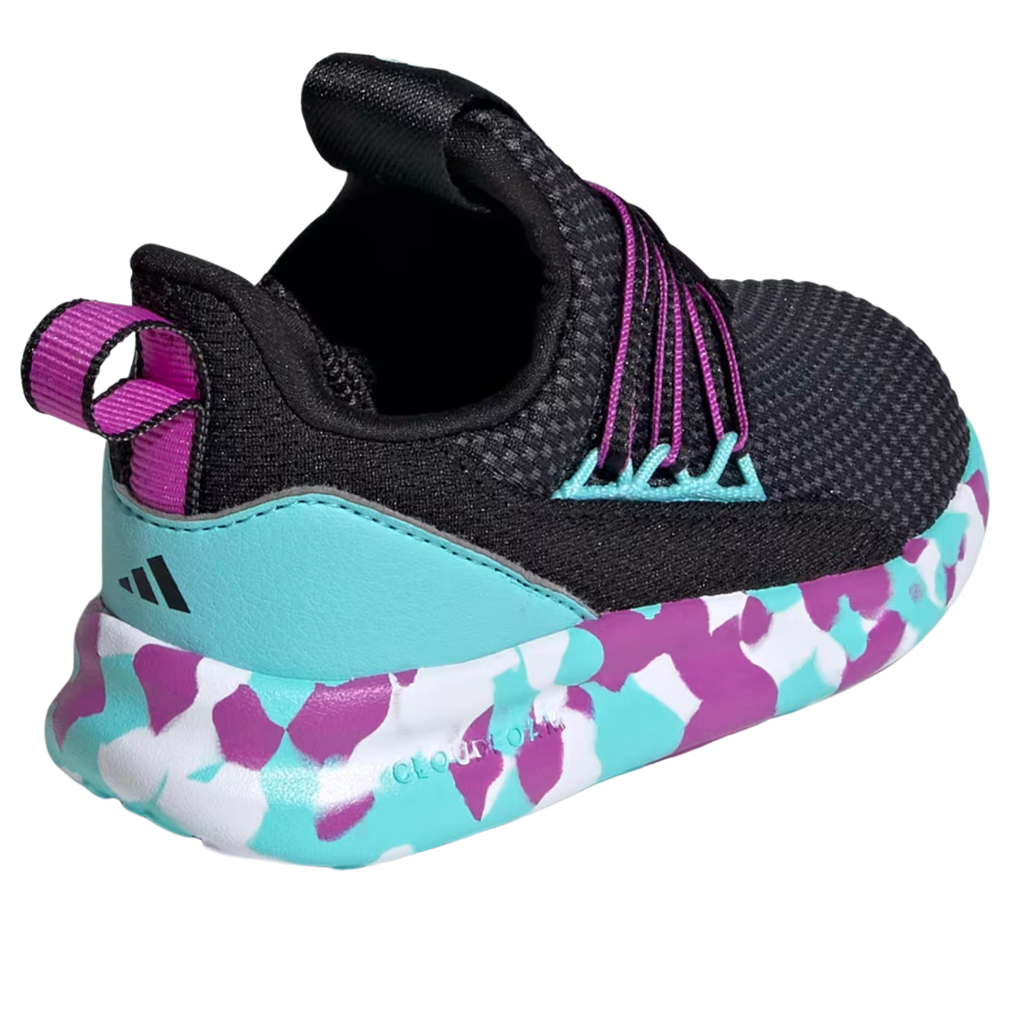 (TD) adidas Lite Racer Adapt 7.0 'Core Black Purple Burst' JS2284