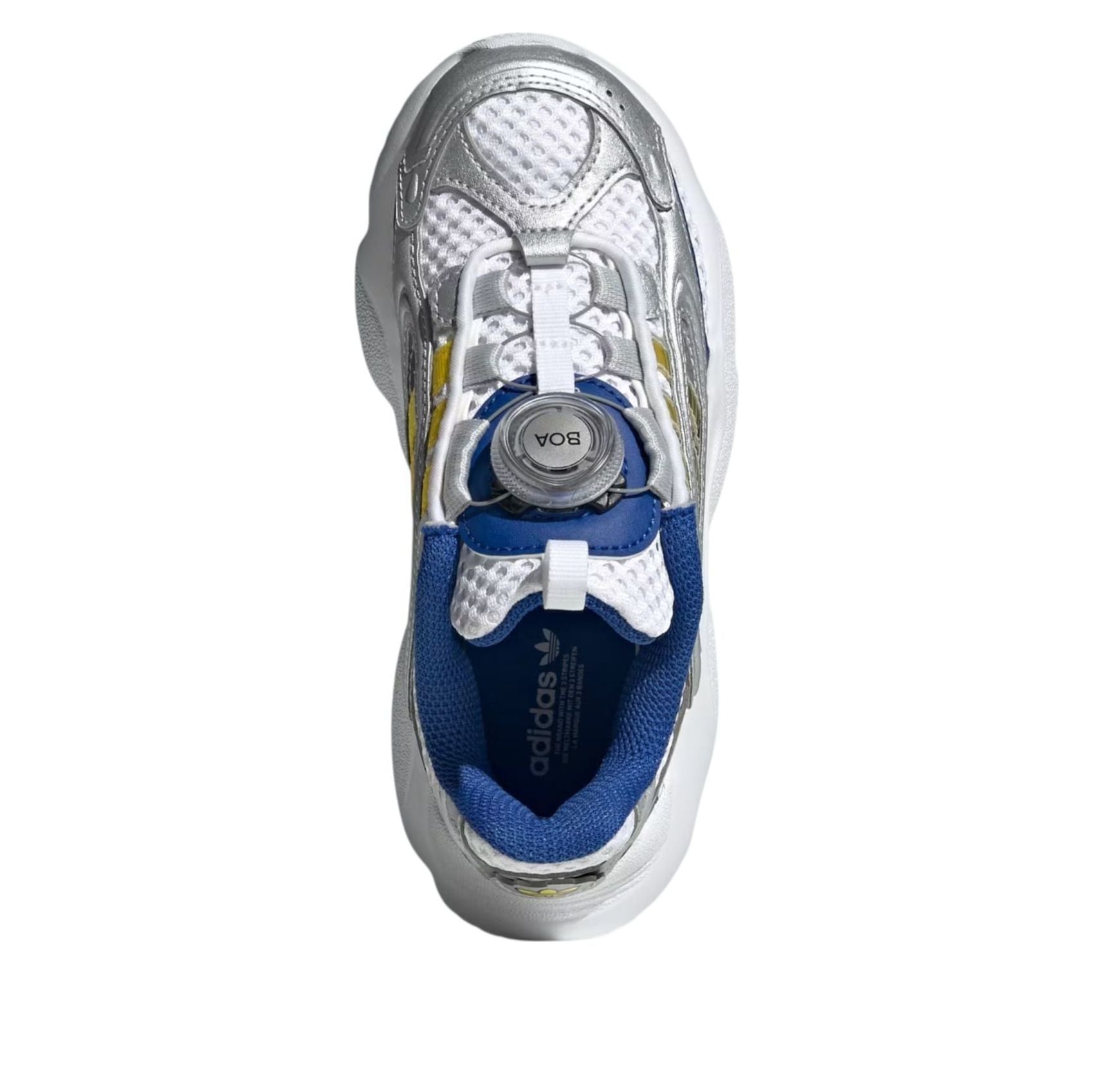 (PS) adidas Ozmillen Boa 'Silver Metallic Yellow'  JS2480