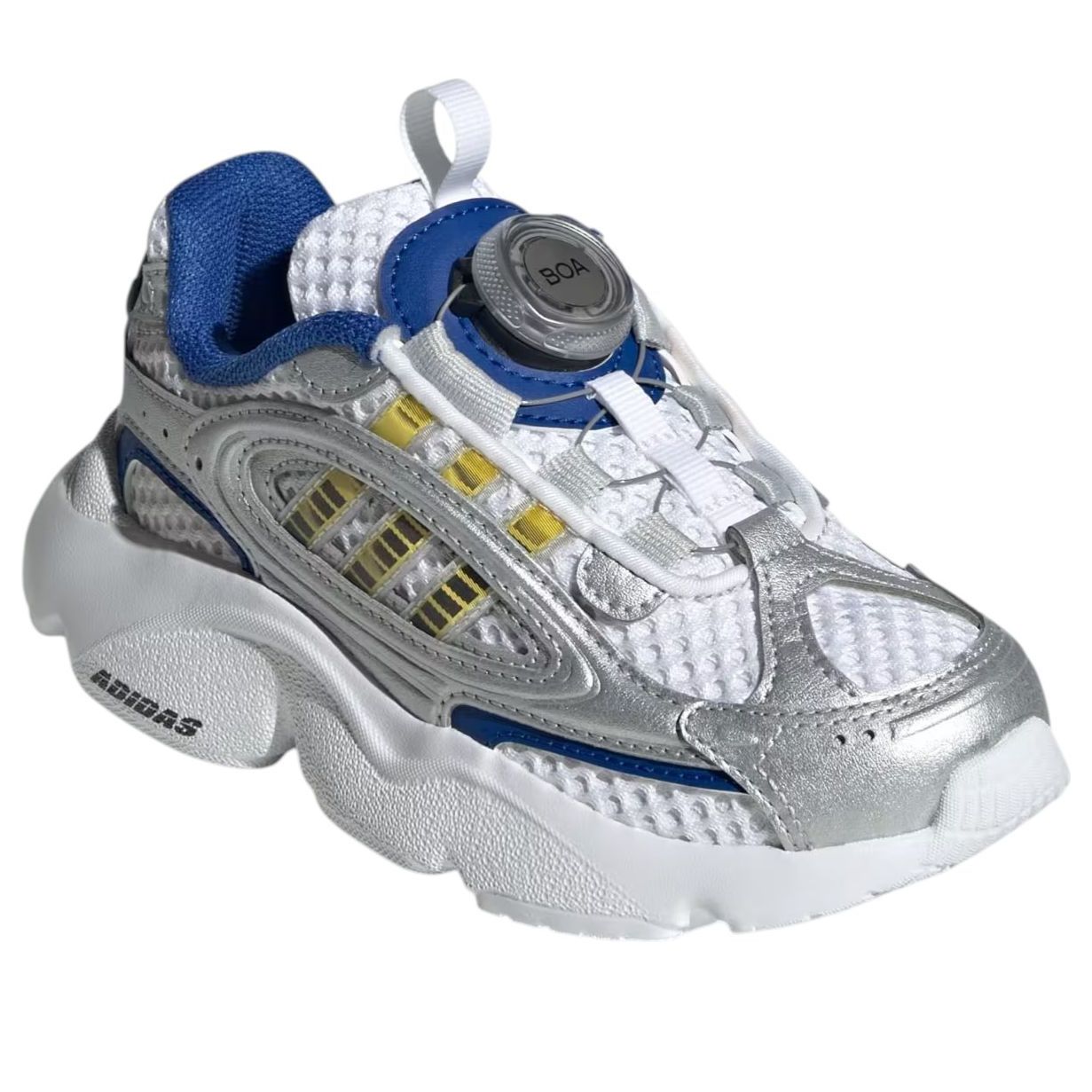 (PS) adidas Ozmillen Boa 'Silver Metallic Yellow'  JS2480