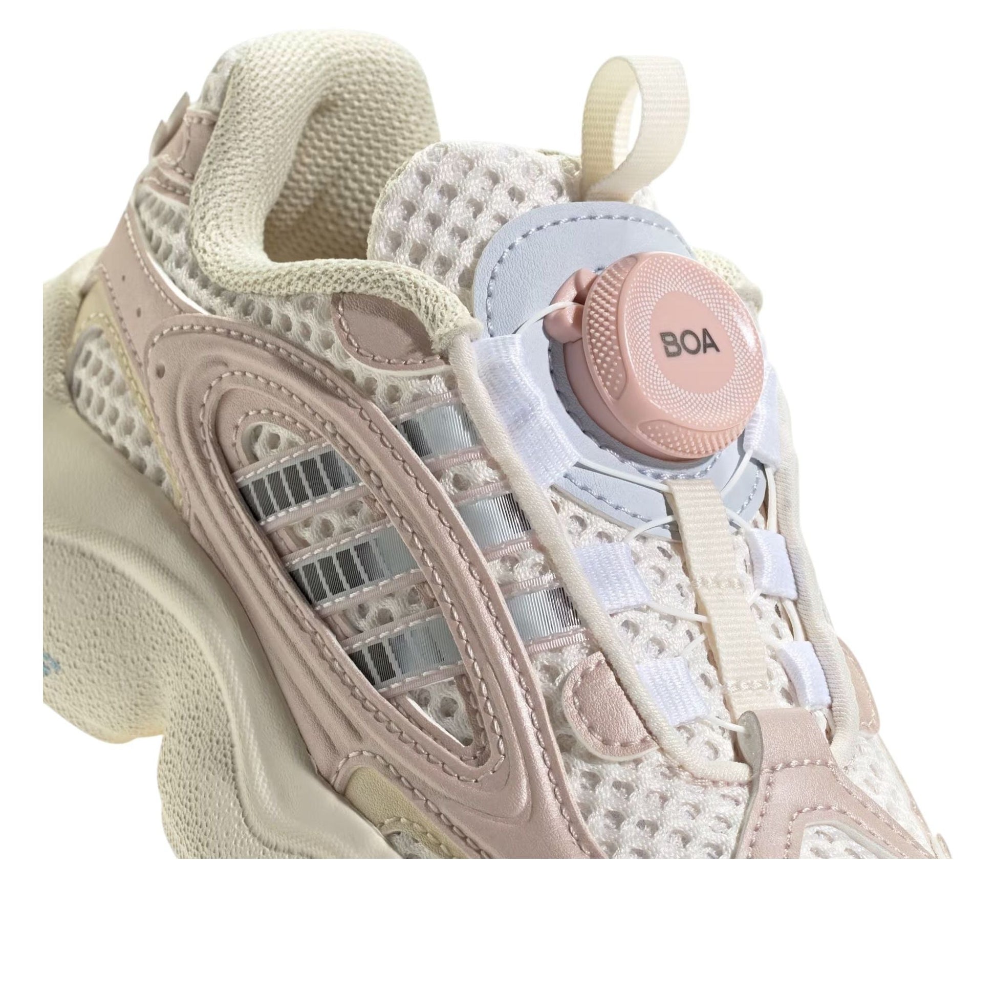 (PS) adidas Ozmillen Boa 'Chalk White Pink Silver'  JS2481