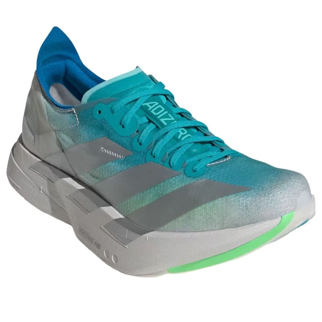 (WMNS) adidas Adizero Adios Pro 4 'Aqua Matte Silver Gray' JS2580