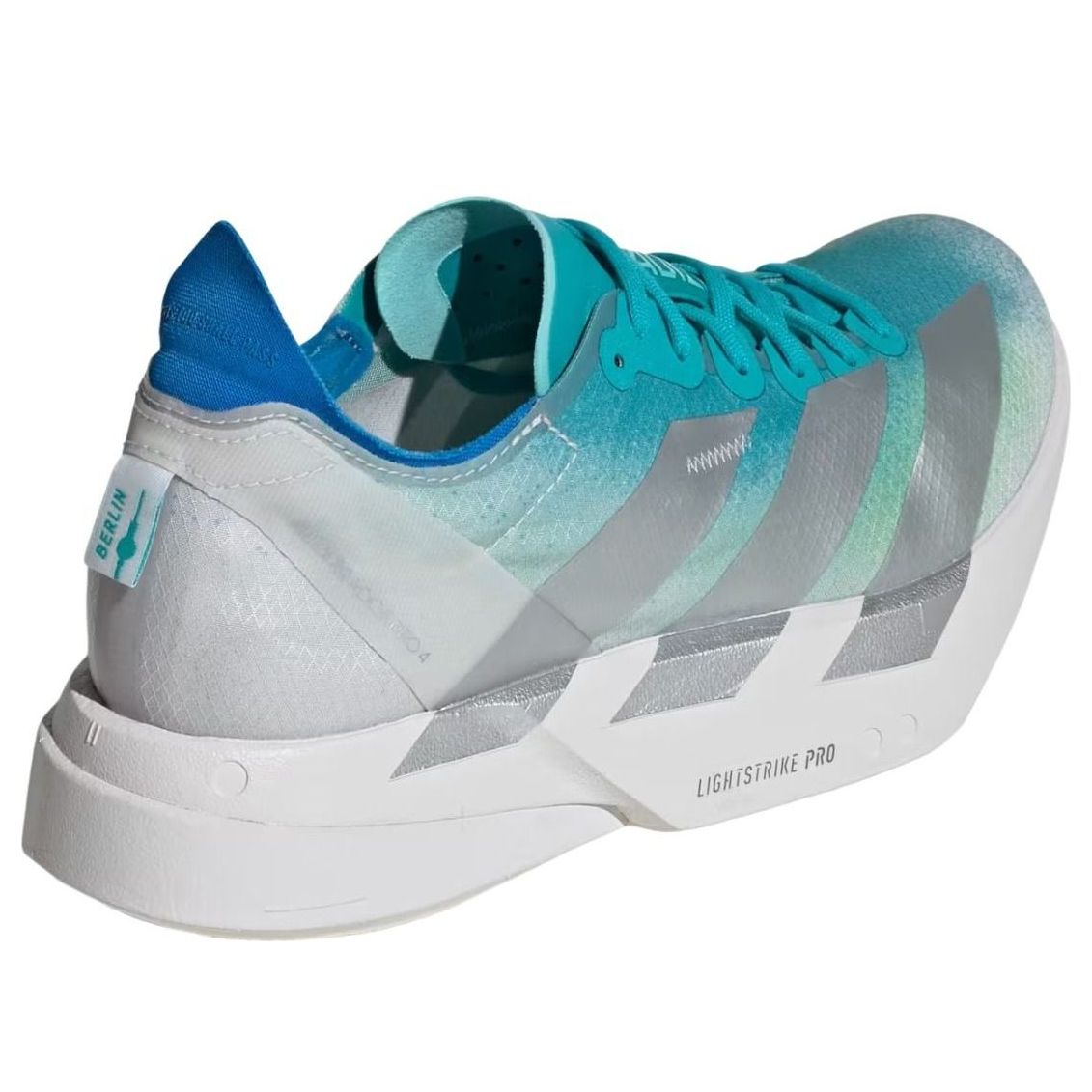 (WMNS) adidas Adizero Adios Pro 4 'Aqua Matte Silver Gray' JS2580
