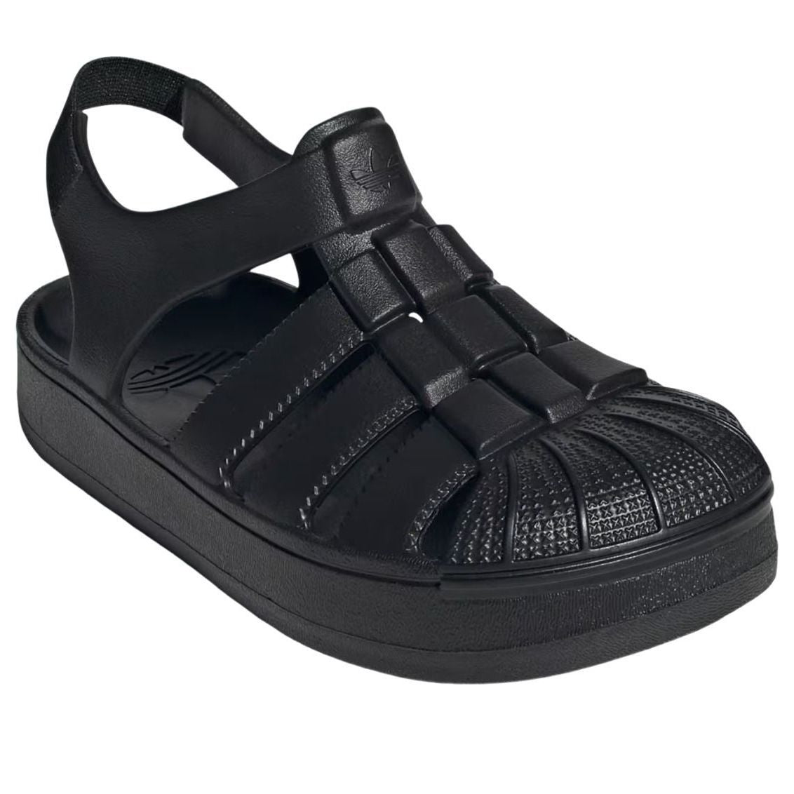 (PS) adidas Superstar Sandals 'Black' JS2844