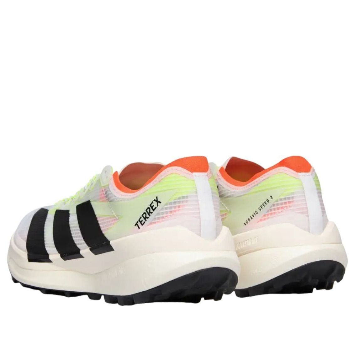 adidas Terrex Agravic Speed 2 'White Black Semi Impact Orange' JS3536