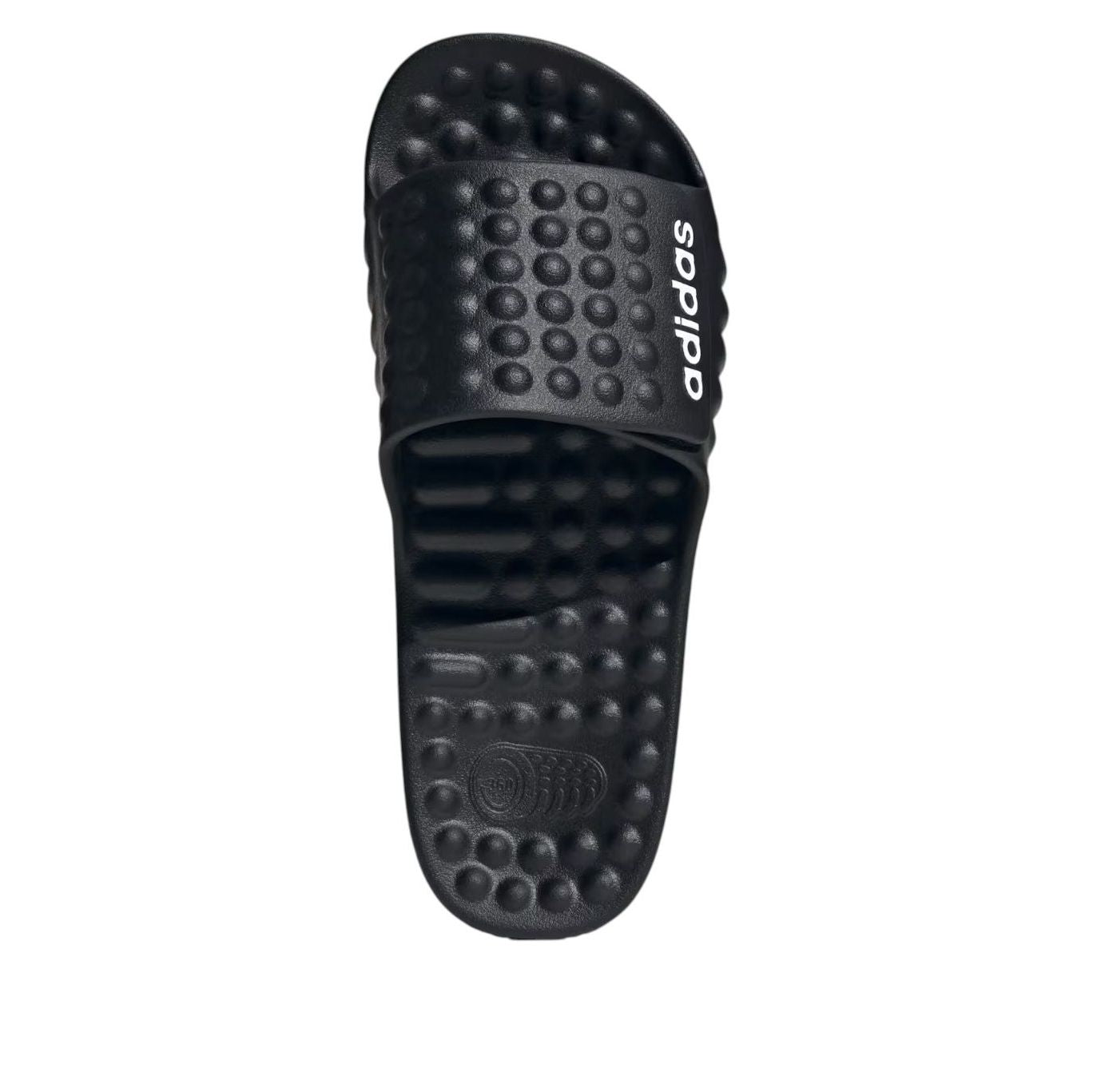 adidas Adissage 360Rec Slides Asia Sizing 'Black White' JS3570
