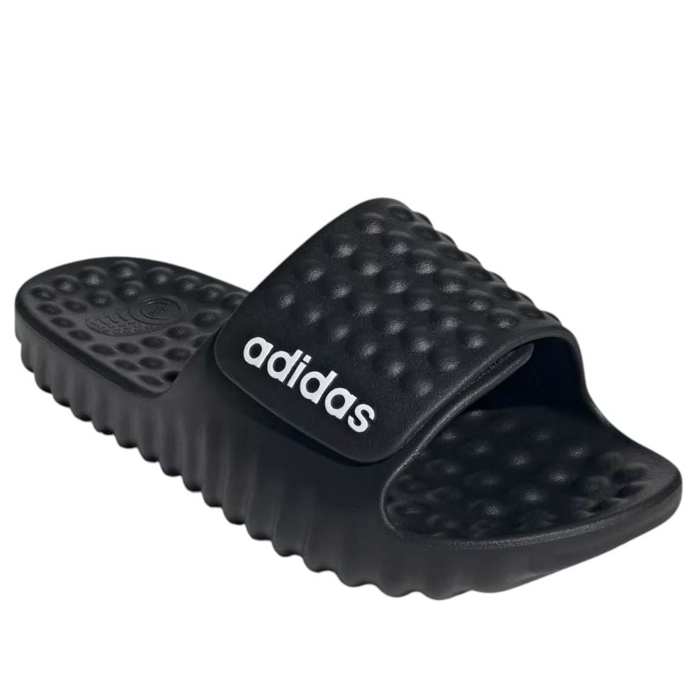 adidas Adissage 360Rec Slides Asia Sizing 'Black White' JS3570