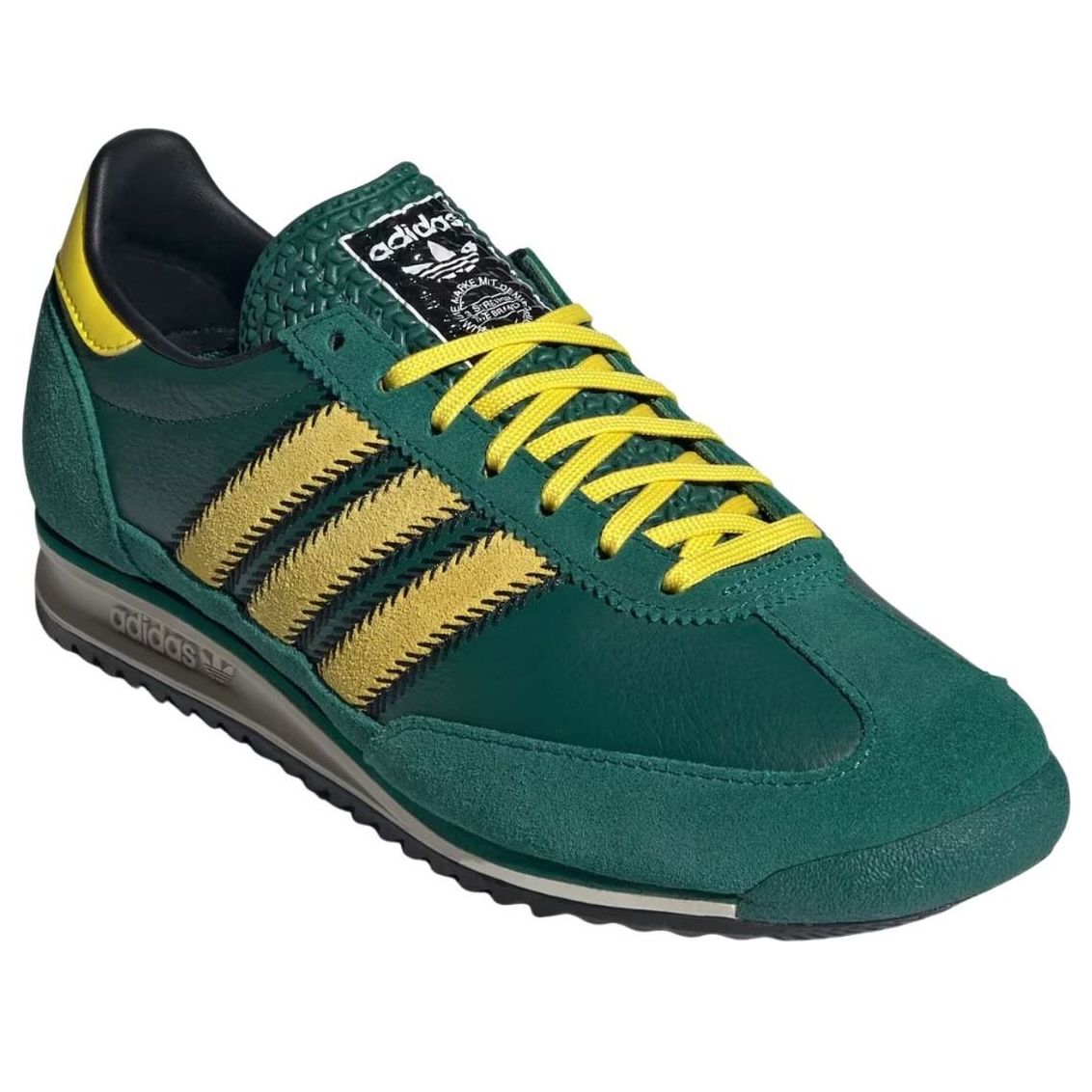 (WMNS) adidas SL 72 OG 'Collegiate Green Yellow' JS3984