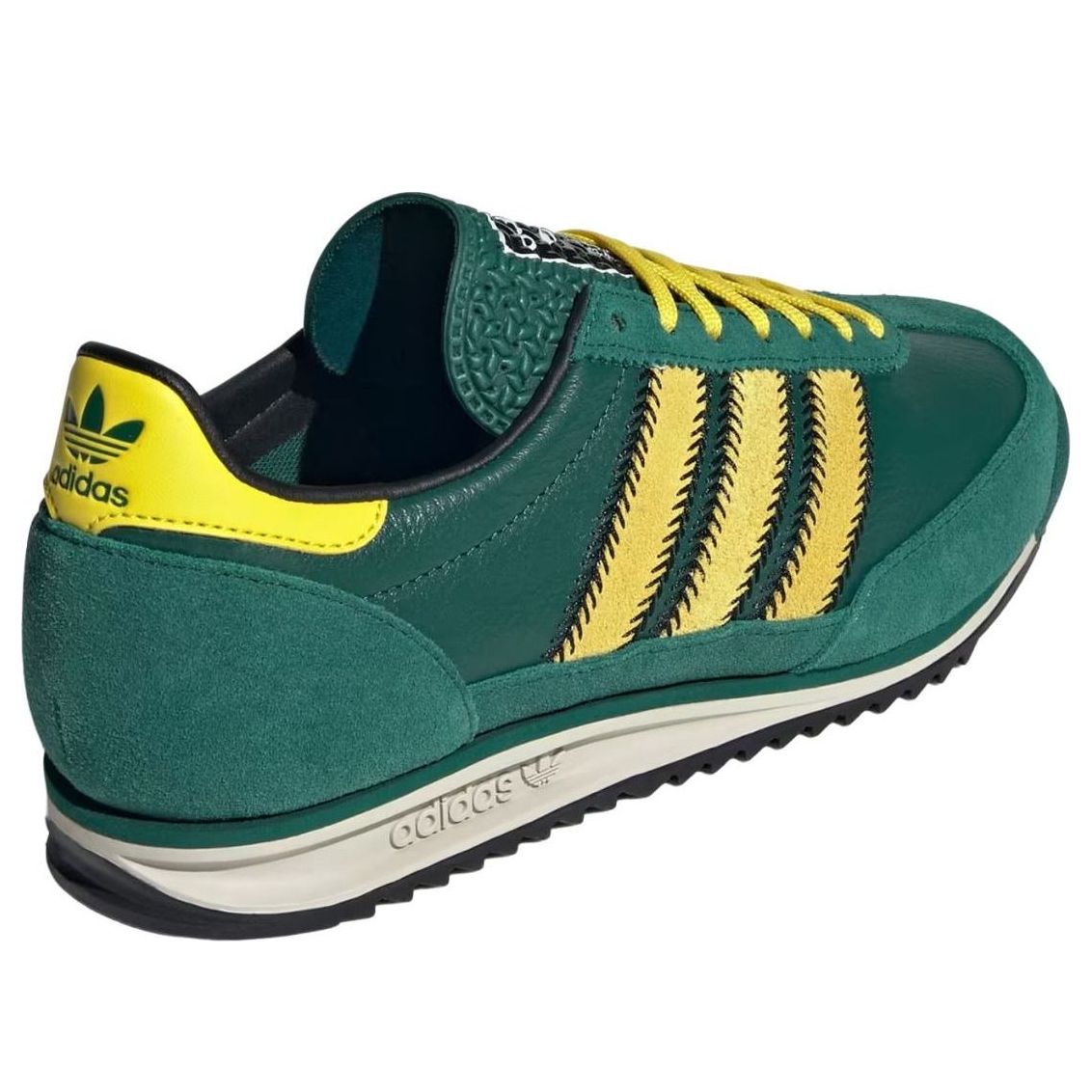 (WMNS) adidas SL 72 OG 'Collegiate Green Yellow' JS3984