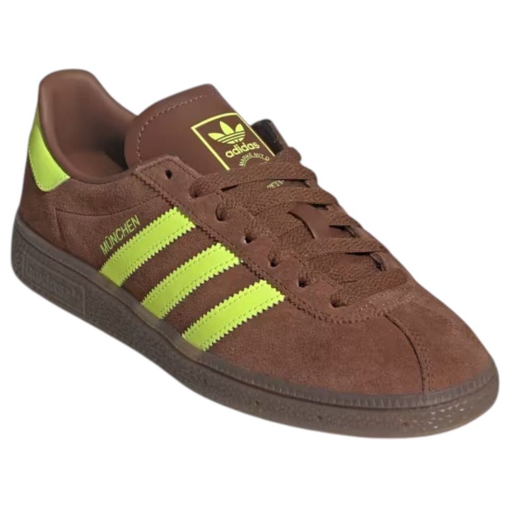 (WMNS) adidas Muenchen 'Preloved Brown Solar Yellow Gum' JS3996