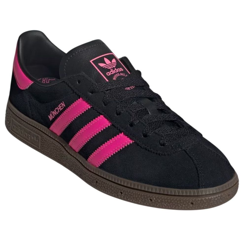 (WMNS) adidas Muenchen 'Black Lucid Pink Gum' JS4000