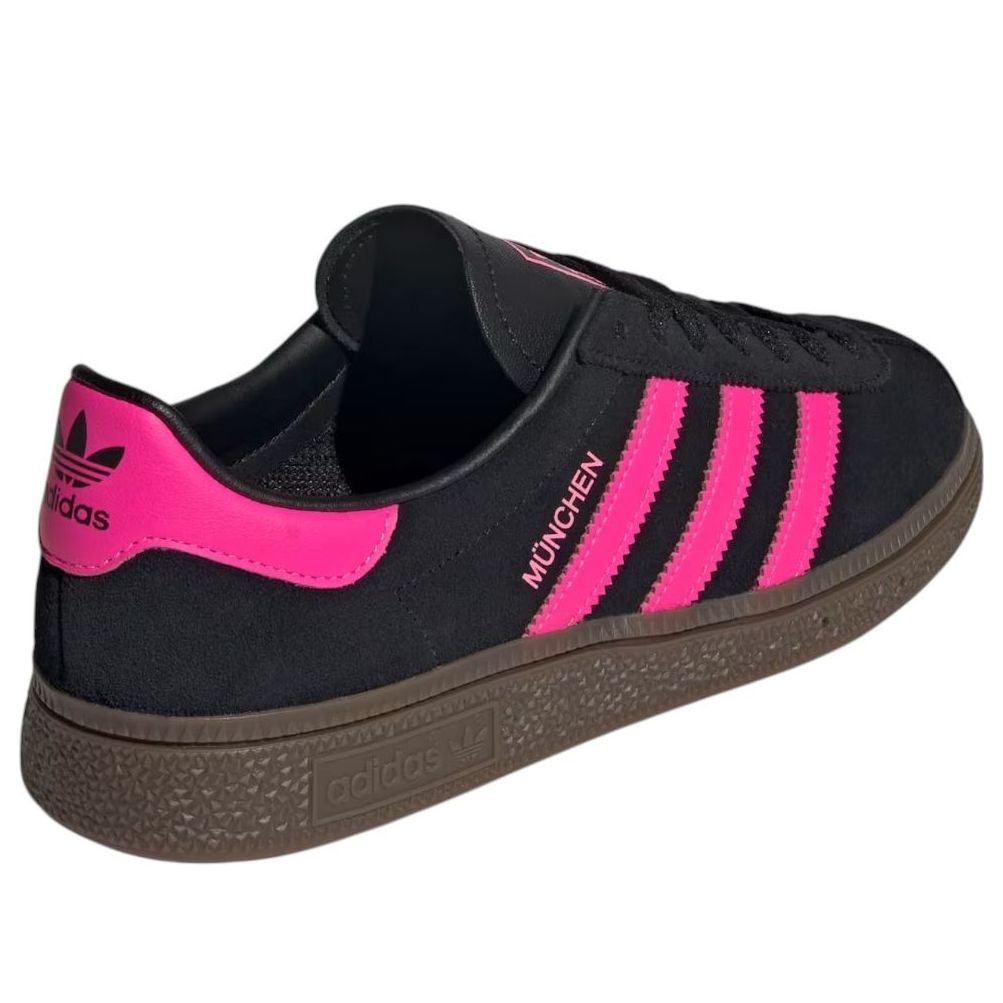 (WMNS) adidas Muenchen 'Black Lucid Pink Gum' JS4000