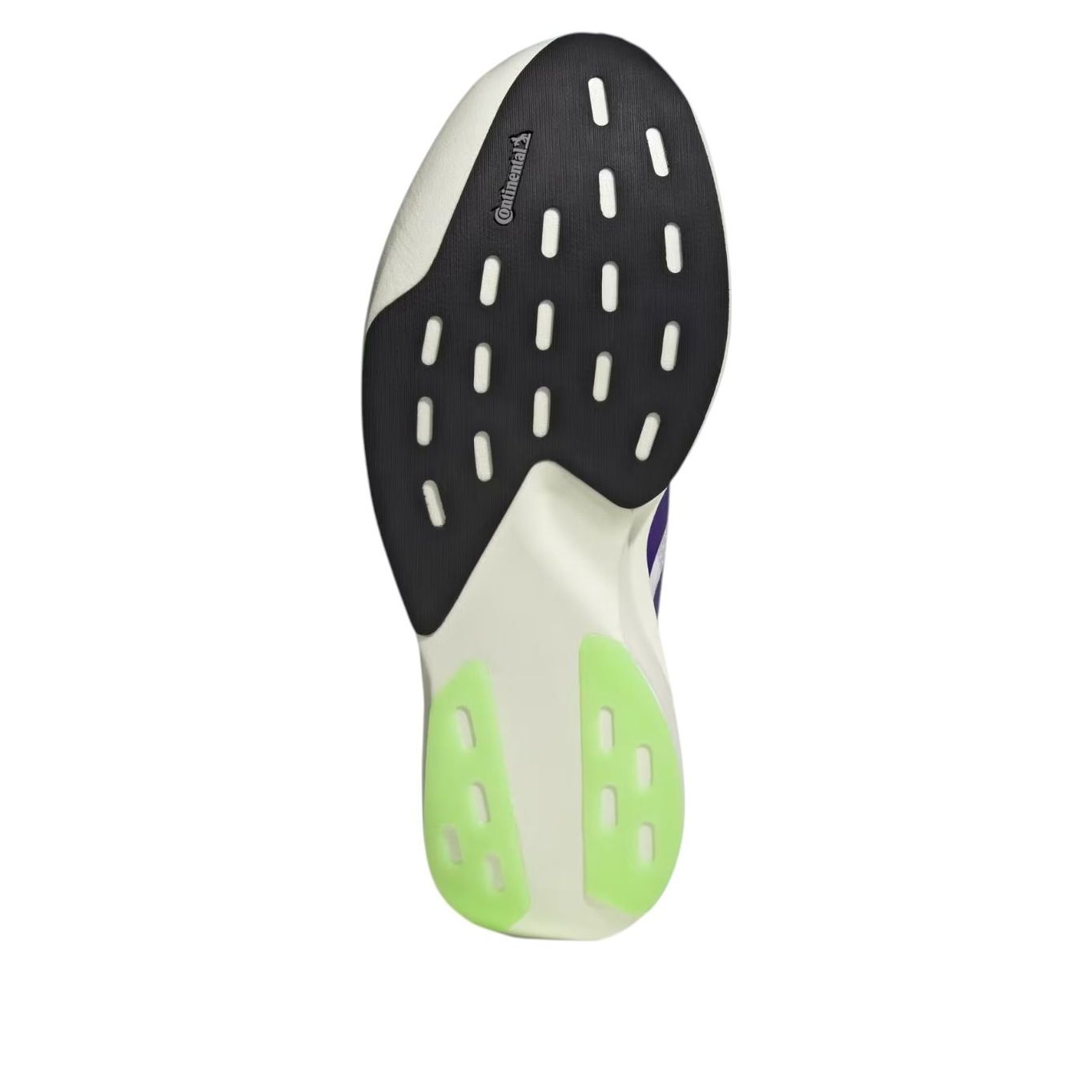 adidas Adizero Evo SL 'White Collegiate Purple Lime Burst' JS4495