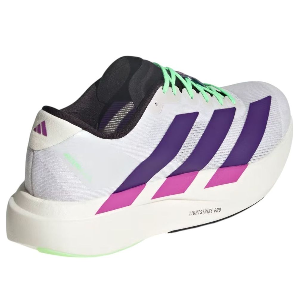 adidas Adizero Evo SL 'White Collegiate Purple Lime Burst' JS4495