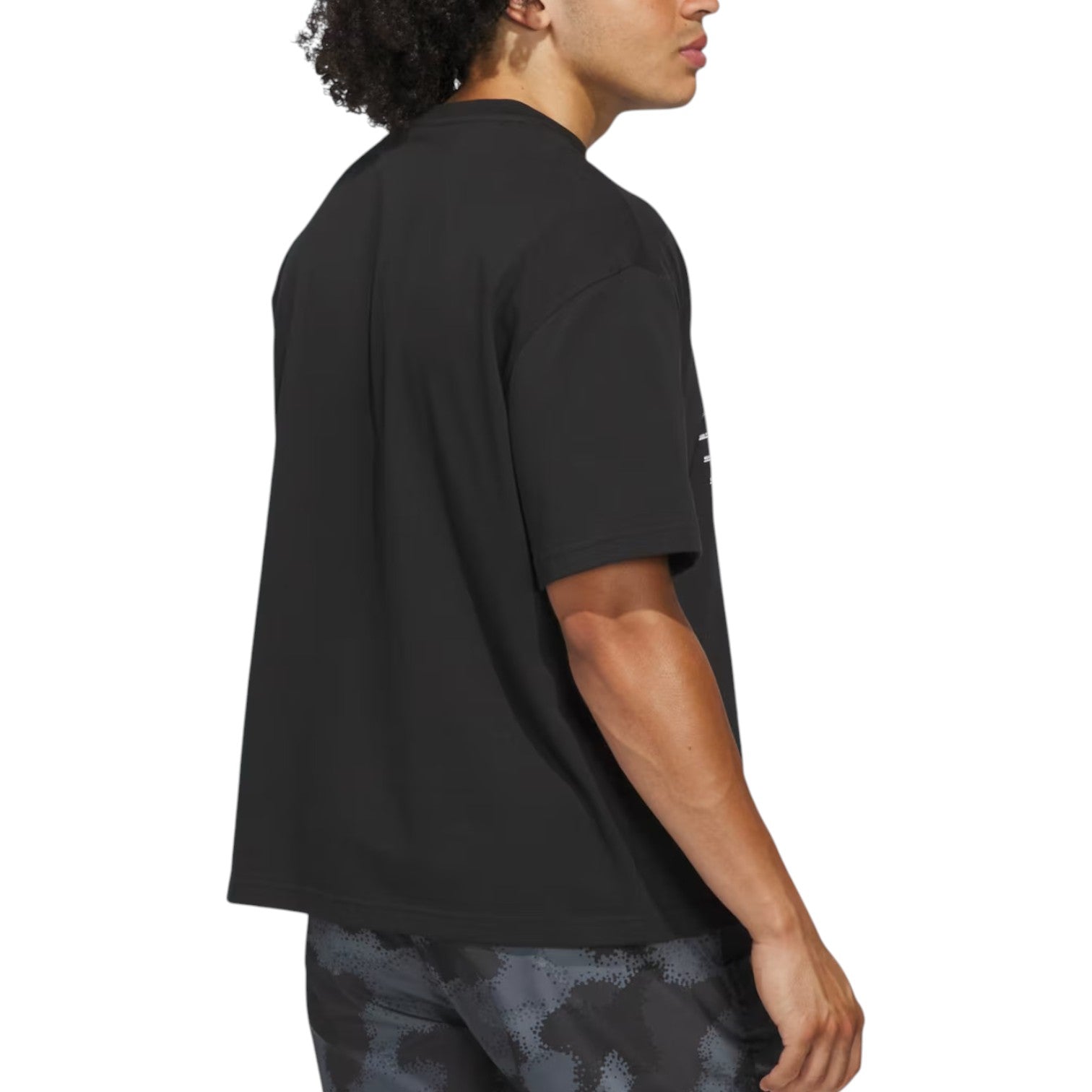 adidas Anthony Edwards Tee Asia Sizing 'Black Acid Red'  JW2931