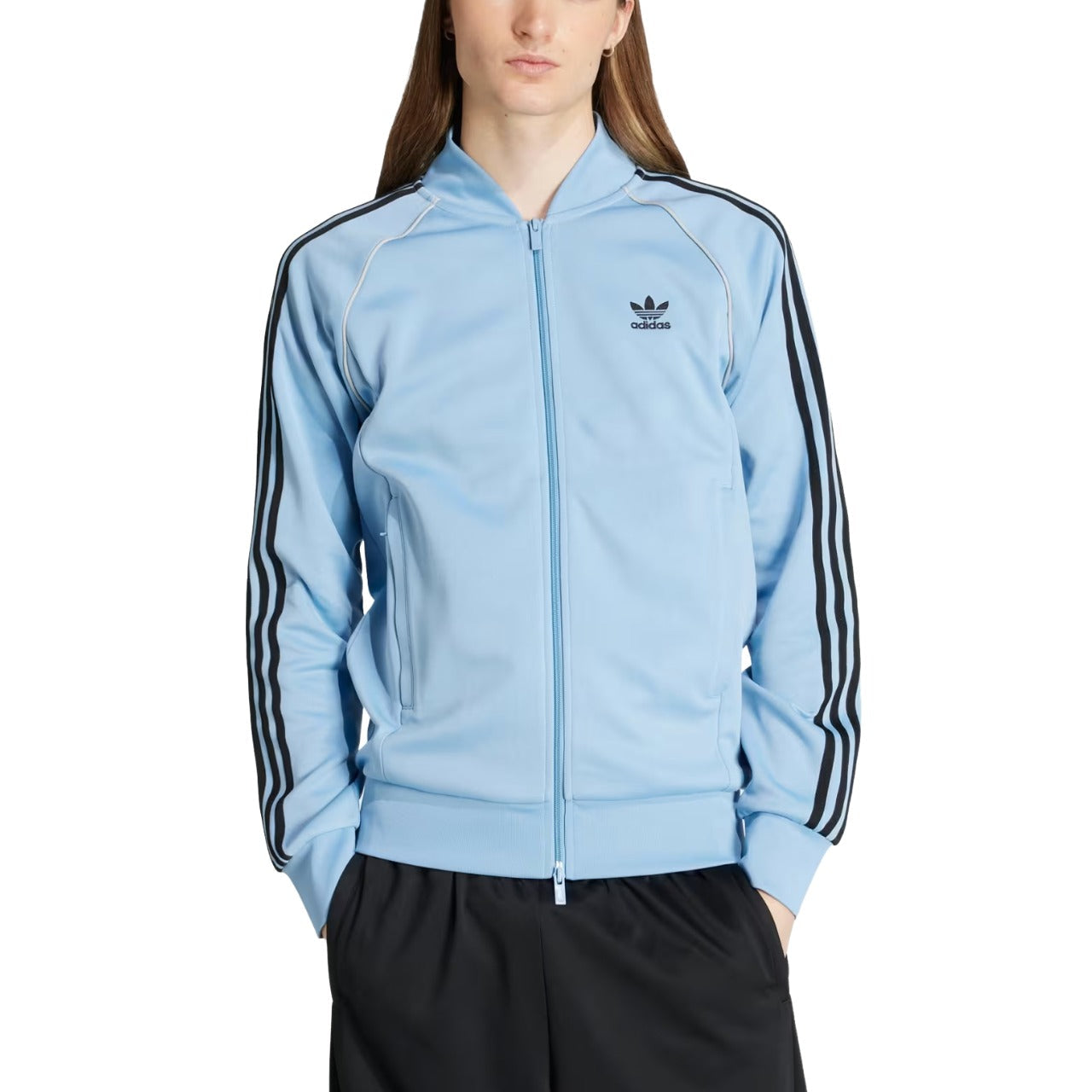 adidas Adicolor Classics Superstar Track Jacket 'Ash Blue White' JY1291