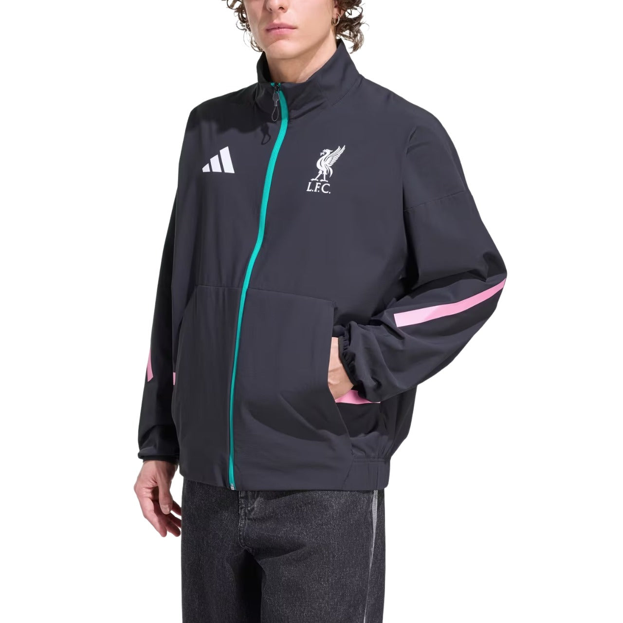 adidas Liverpool FC Z.N.E. Anthem Jacket 'Black' JZ0138