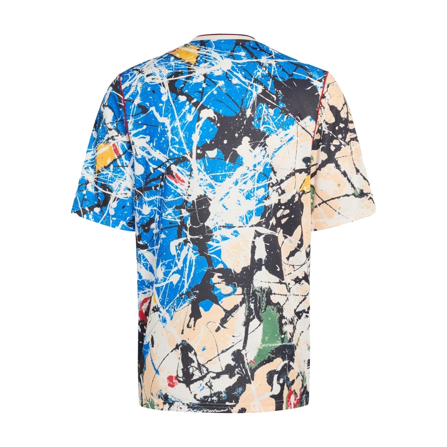 adidas Manchester United x Stone Roses Jersey Asia Sizing 'Black Multi Color' JZ7098