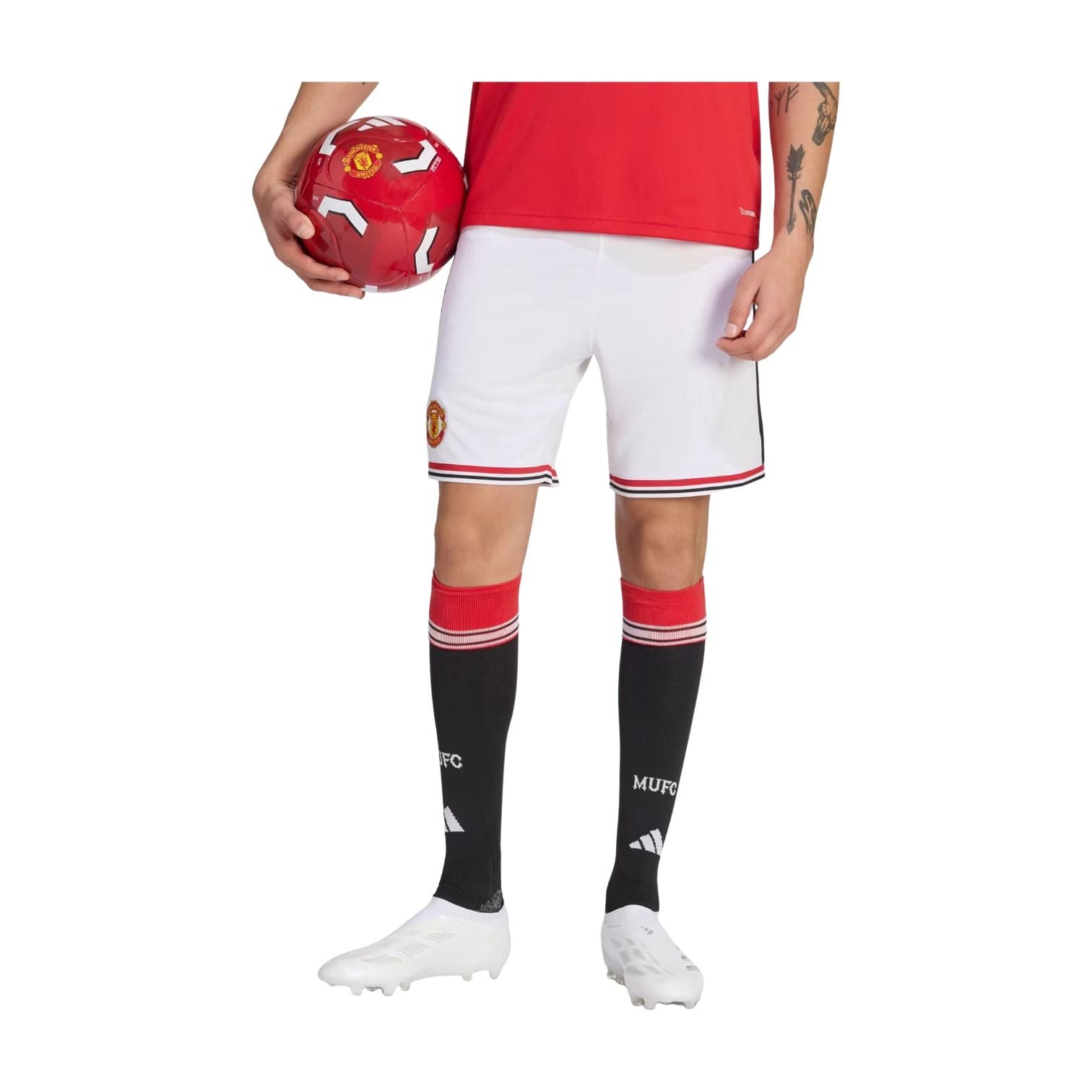 adidas Manchester United 26/27 Home Shorts Asia Sizing 'White' KA6872