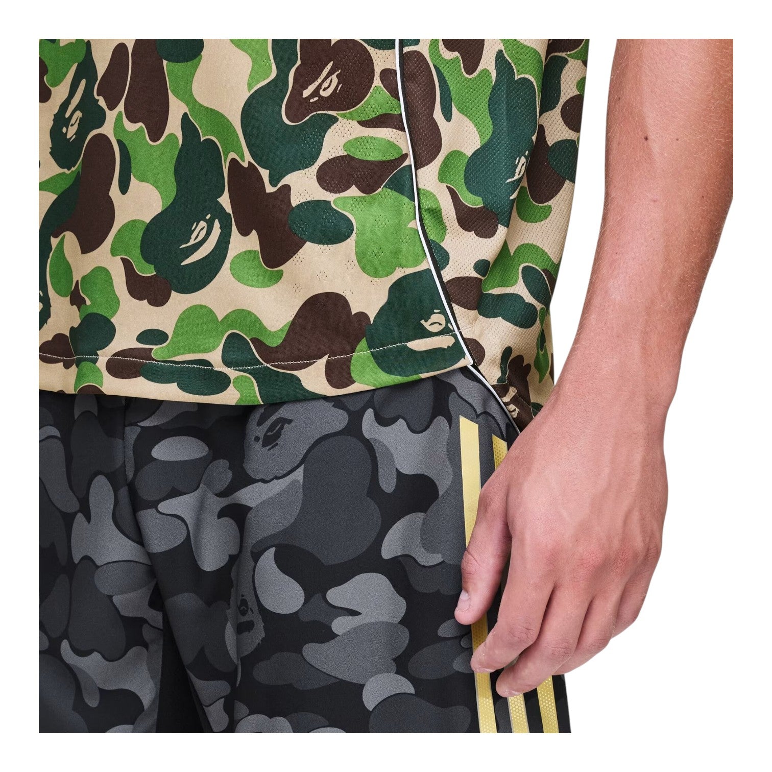 adidas x BAPE FB Slim-Fit Jersey 'Crew Green' KB2202
