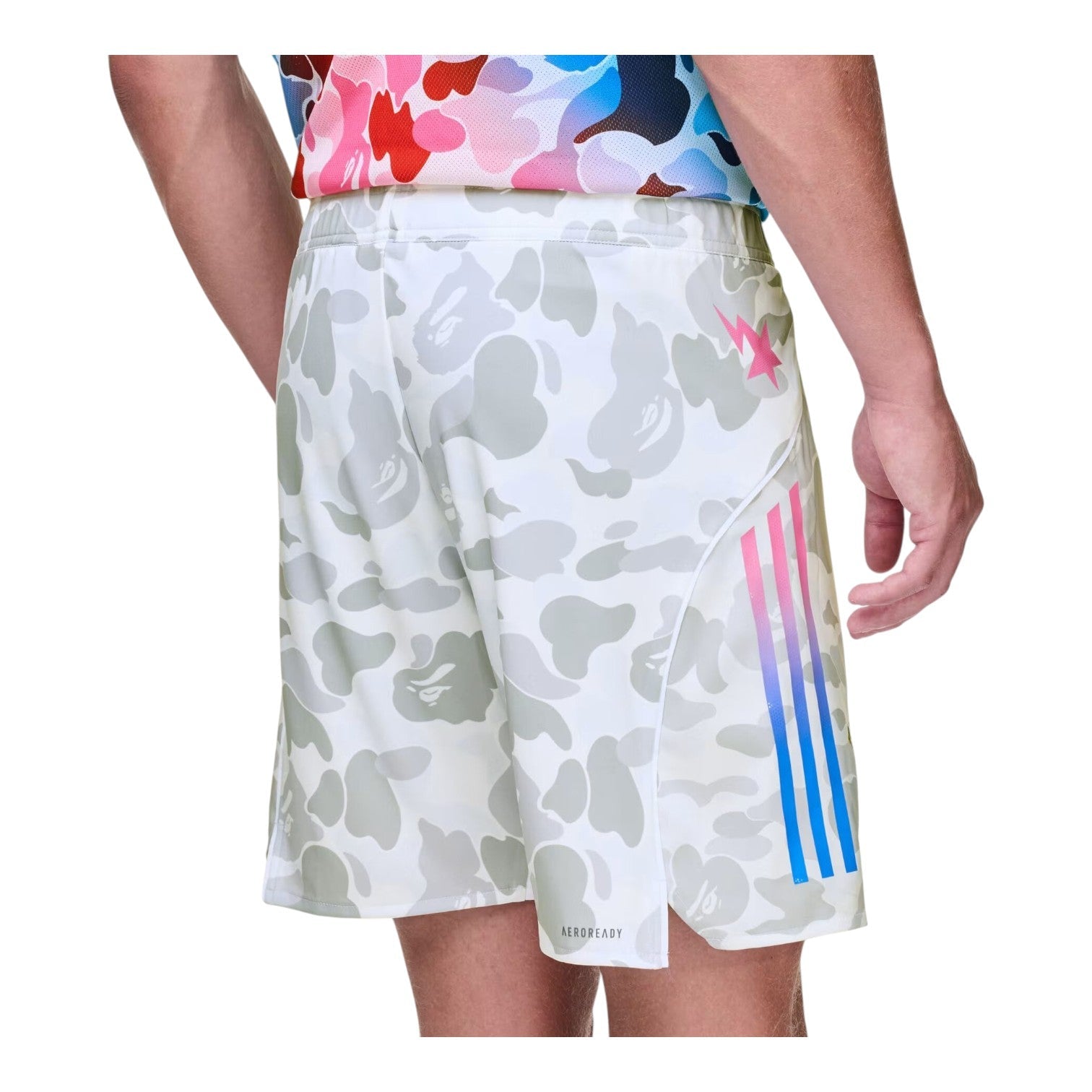 adidas x BAPE FB Slim-Fit Shorts 'White' KB2205