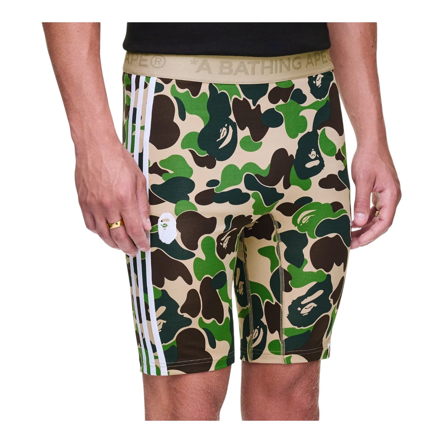 adidas x BAPE FB Tights 'Crew Green' KB2206
