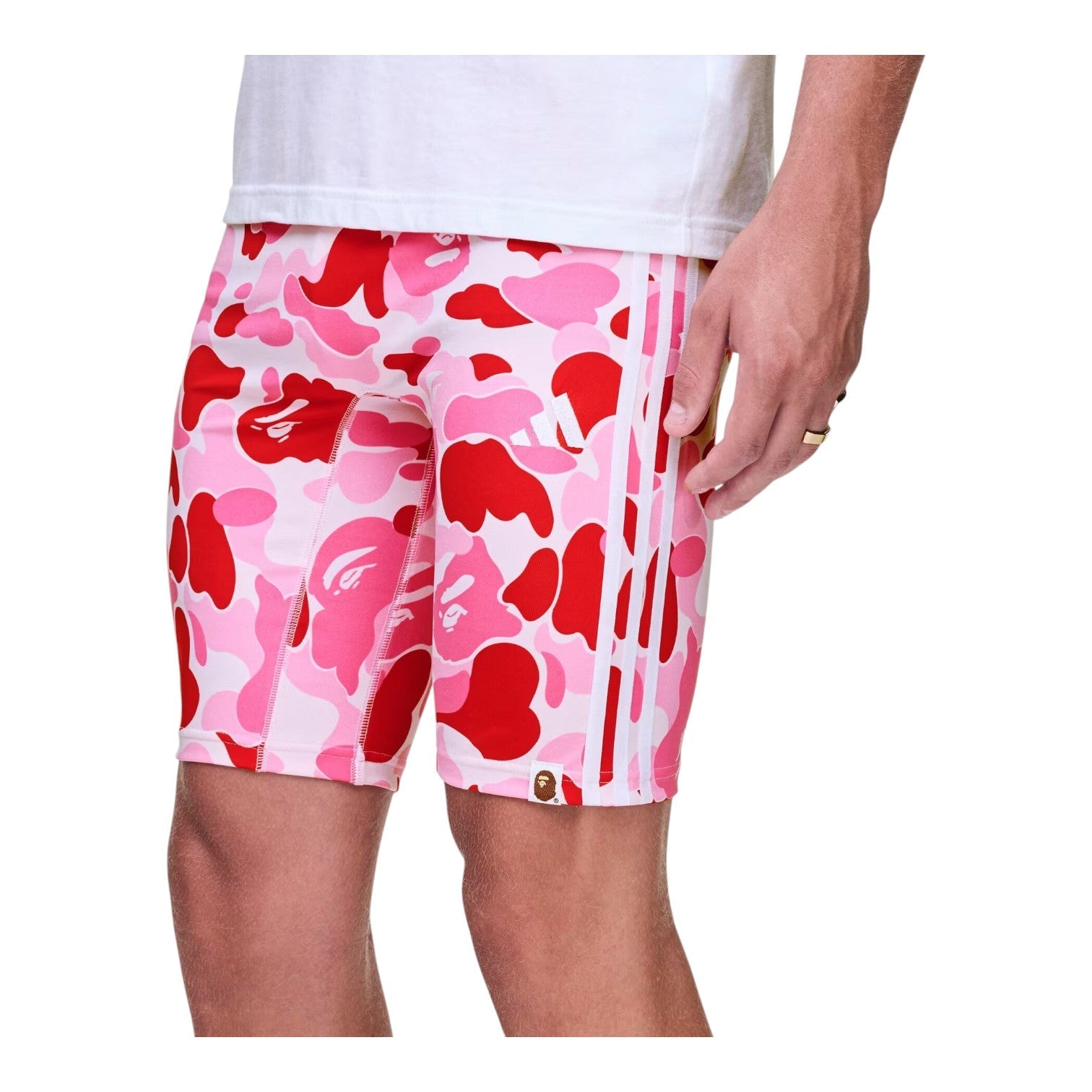 adidas x BAPE FB Tights 'Semi Solar Pink' KB2207