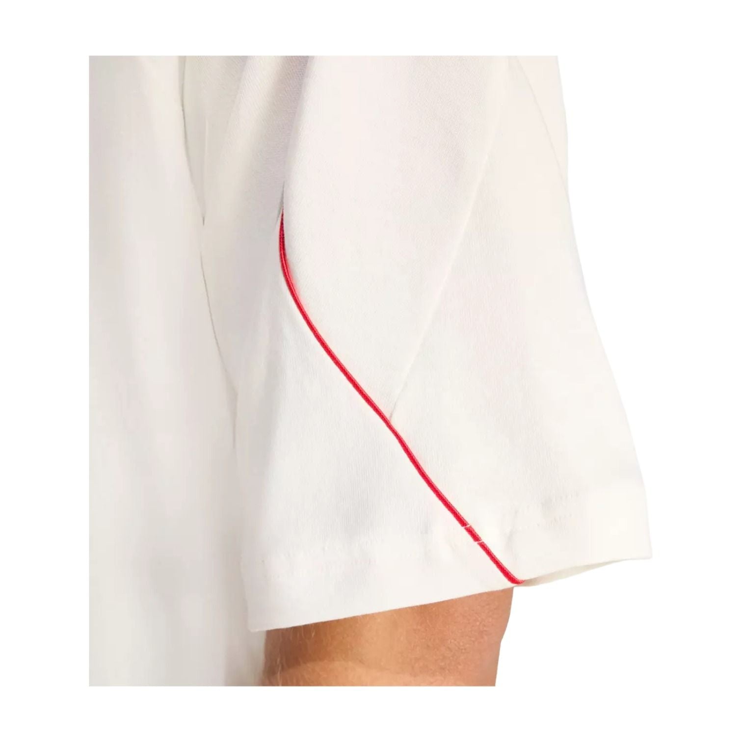 adidas Sportswear Stadium T-Shirt Asia Sizing 'Off White Pure Ruby' KC0428