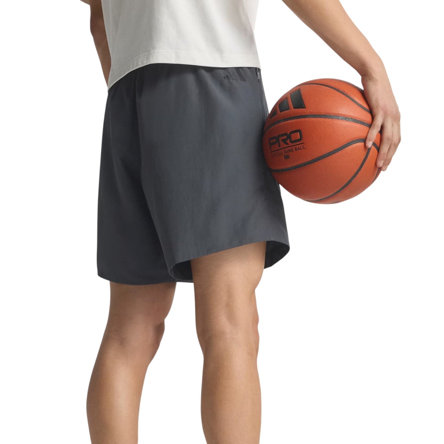 adidas Anthony Edwards Foundation Shorts Asia Sizing 'Carbon' KC1612