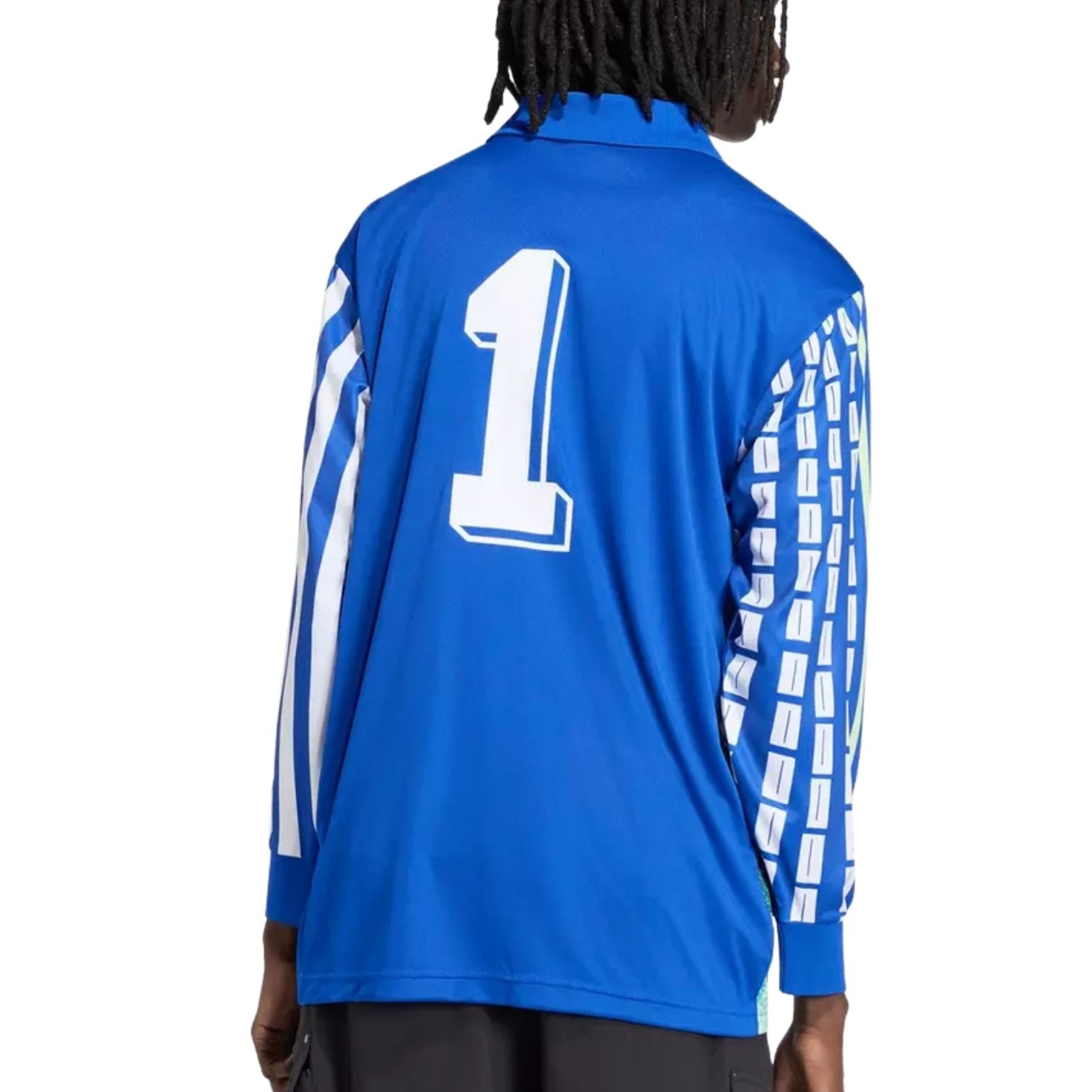 adidas Archive Loose Goalkeeper Jersey Asia Sizing 'Power Blue' KC7918