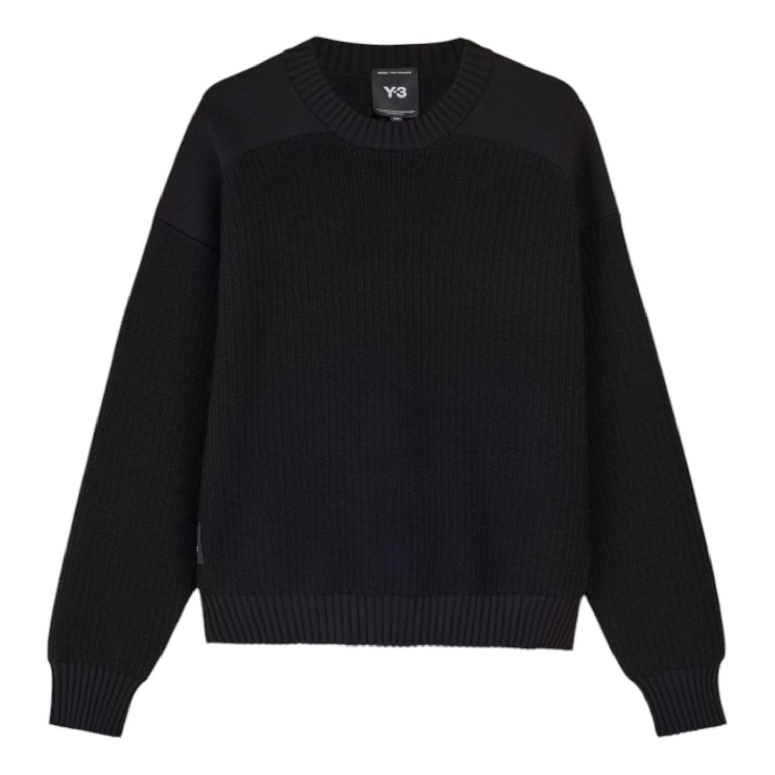 adidas Y-3 UT Knit Crew Sweater 'Black' KD2555