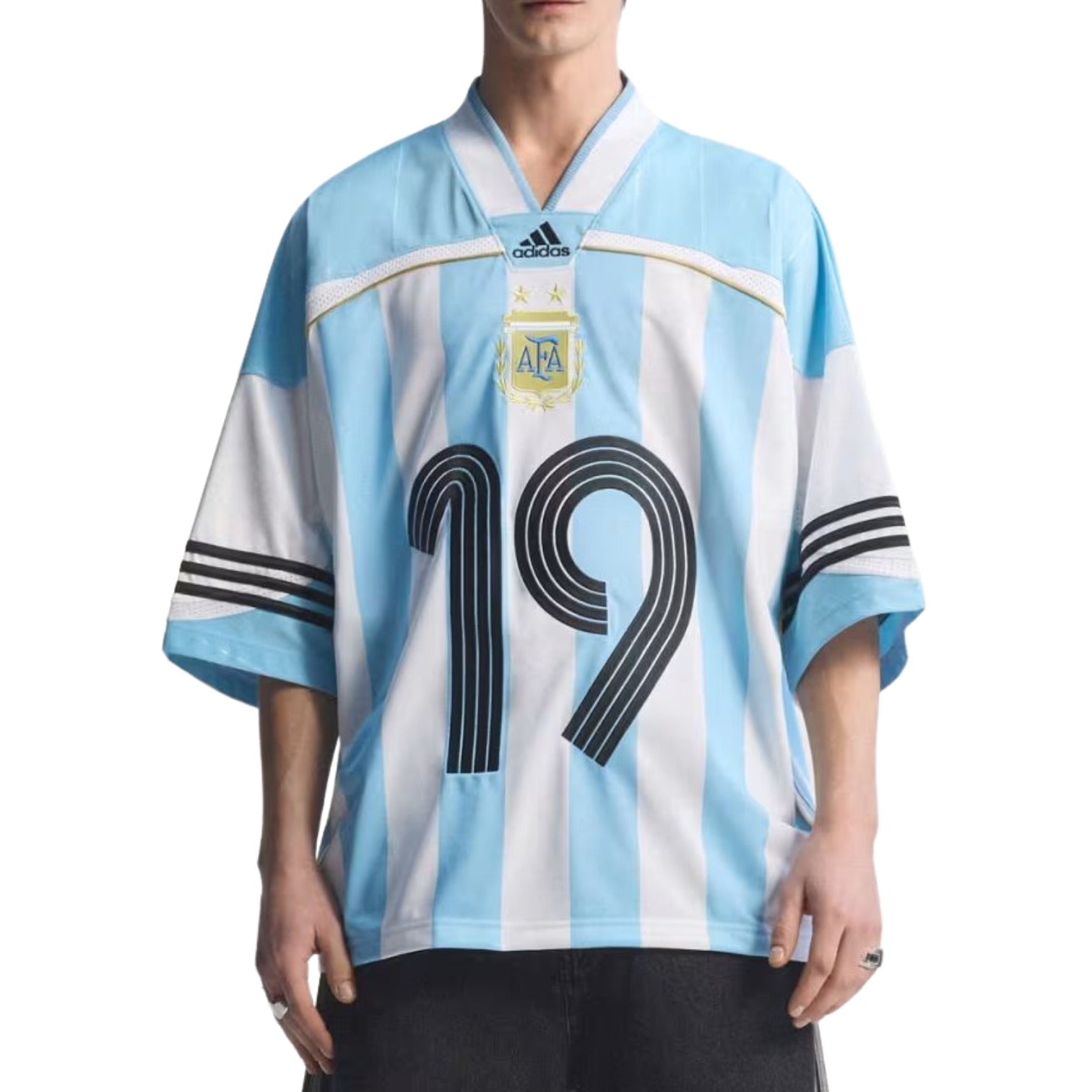adidas Bring Back Remix Argentina Jersey 'Clear Blue White Black' KD5982