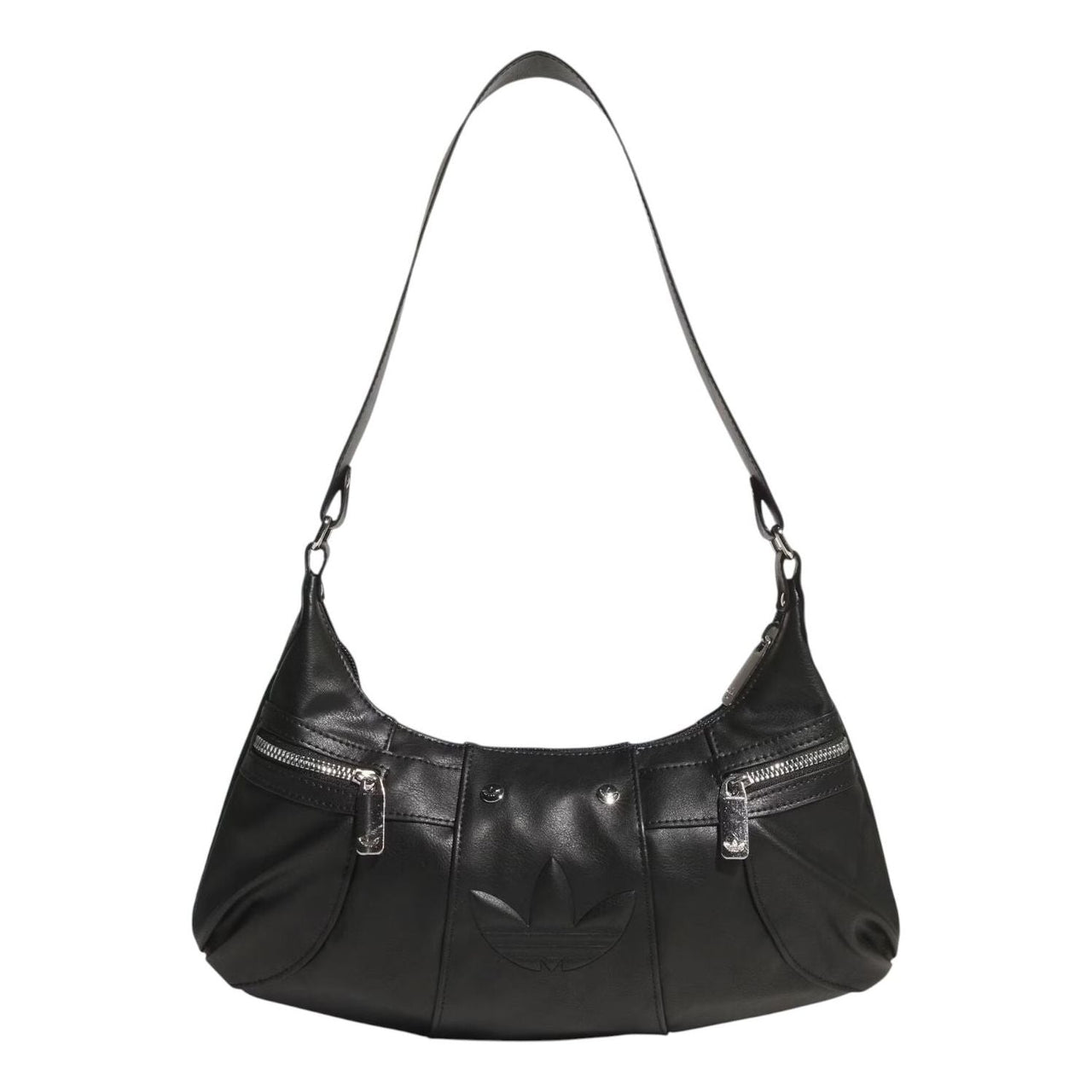 (WMNS) adidas HOBO PU Leather Bag 'Black' KF4485