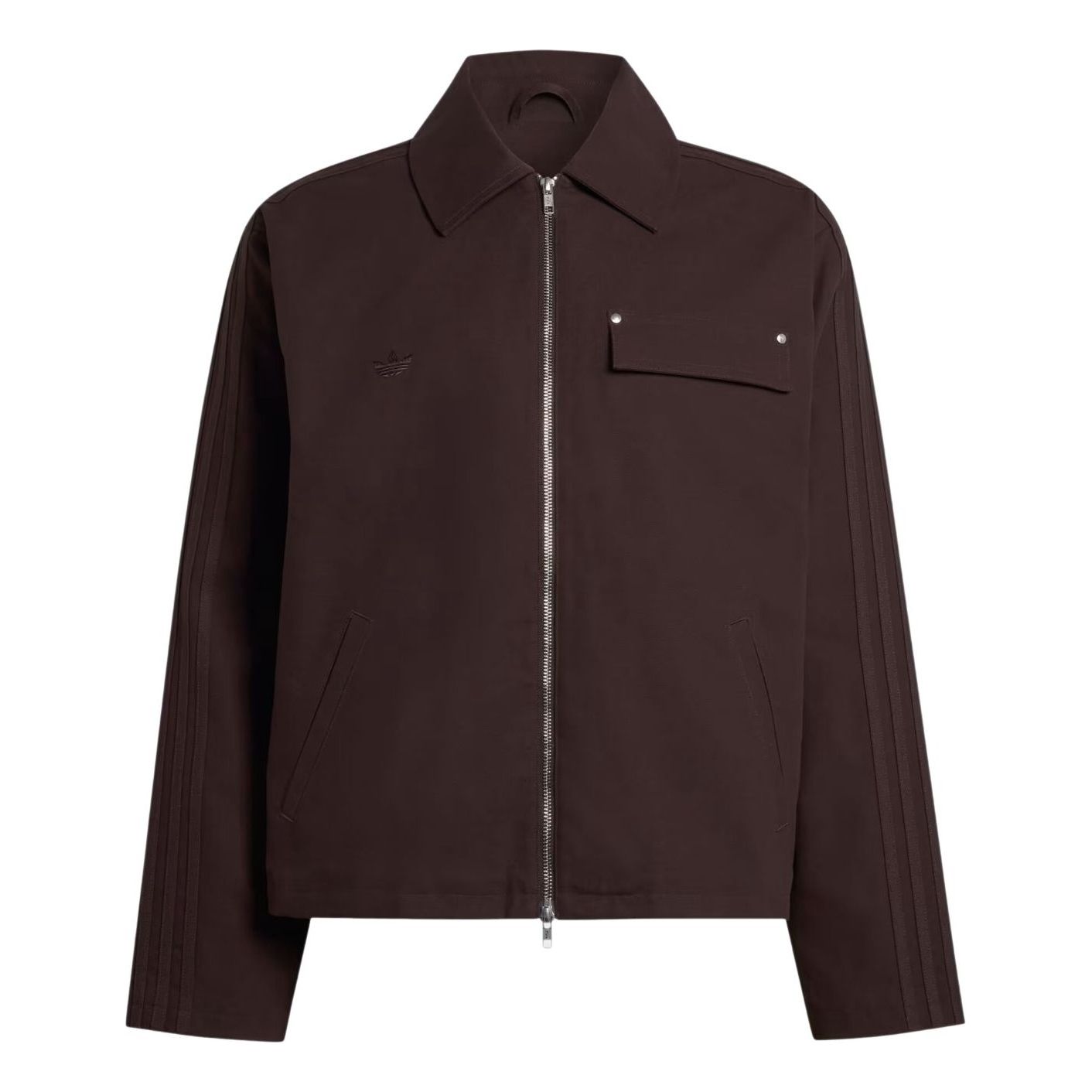 adidas Workwear Canvas Jacket Asia Sizing 'Aurora Coffee' KG6453