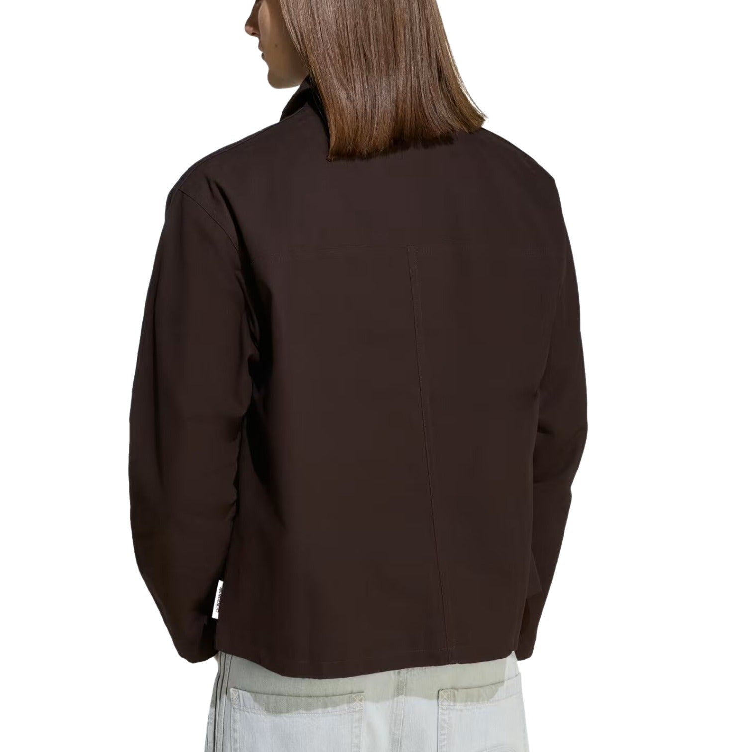 adidas Workwear Canvas Jacket Asia Sizing 'Aurora Coffee' KG6453