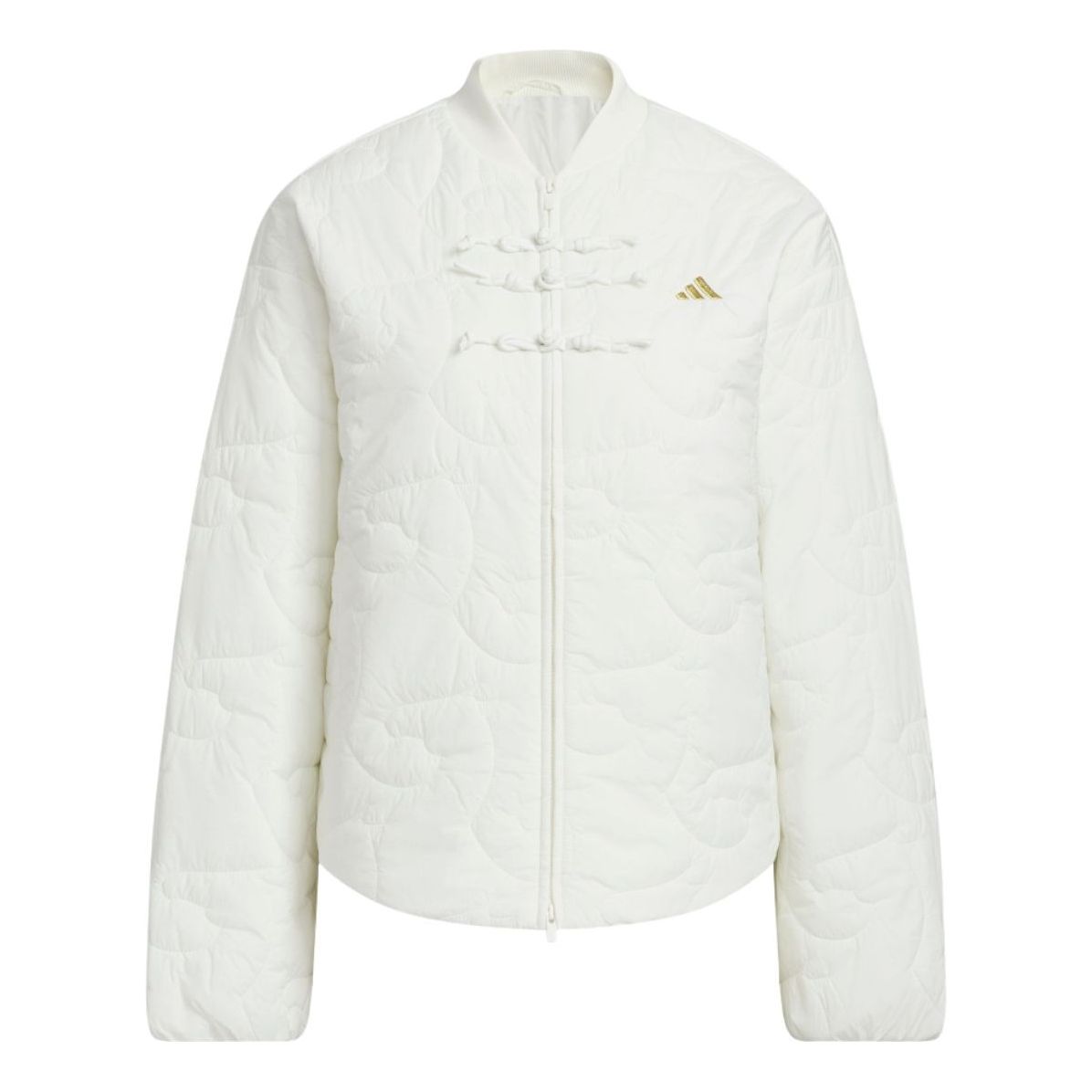 (WMNS) adidas Quilted Jacket Asia Sizing 'CNY Off White' KH2664