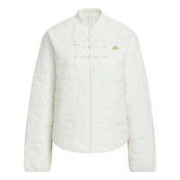 (WMNS) adidas Quilted Jacket Asia Sizing 'CNY Off White' KH2664
