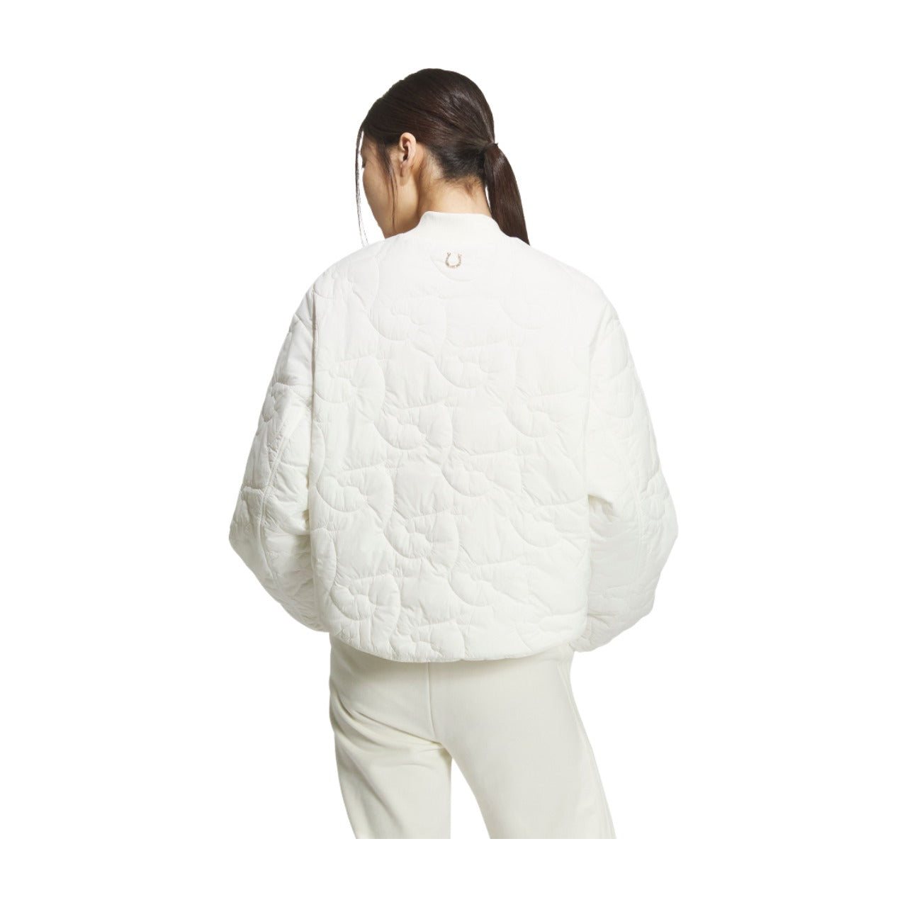 (WMNS) adidas Quilted Jacket Asia Sizing 'CNY Off White' KH2664