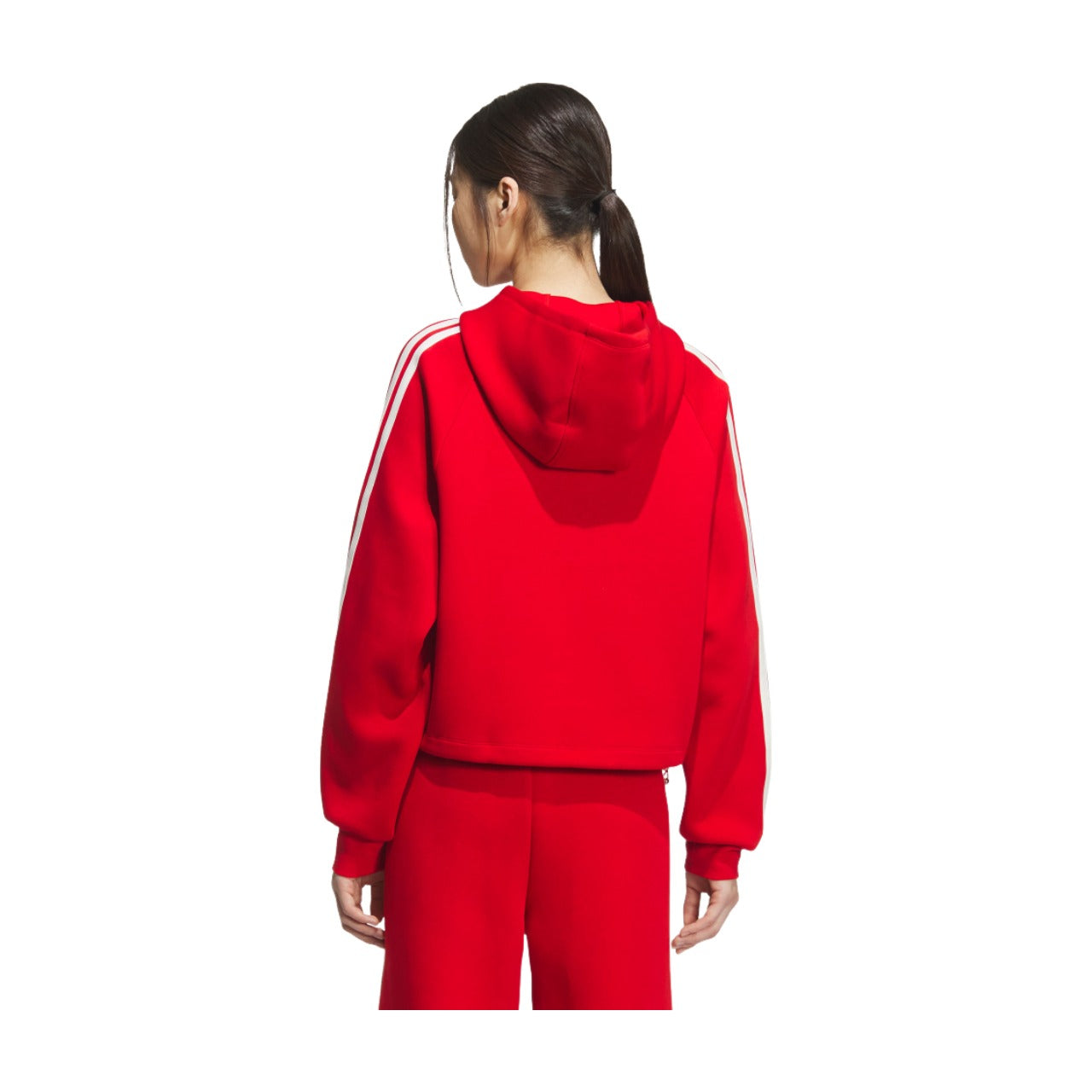 (WMNS) adidas Hooded Top Asia Sizing 'CNY Red' KH2694