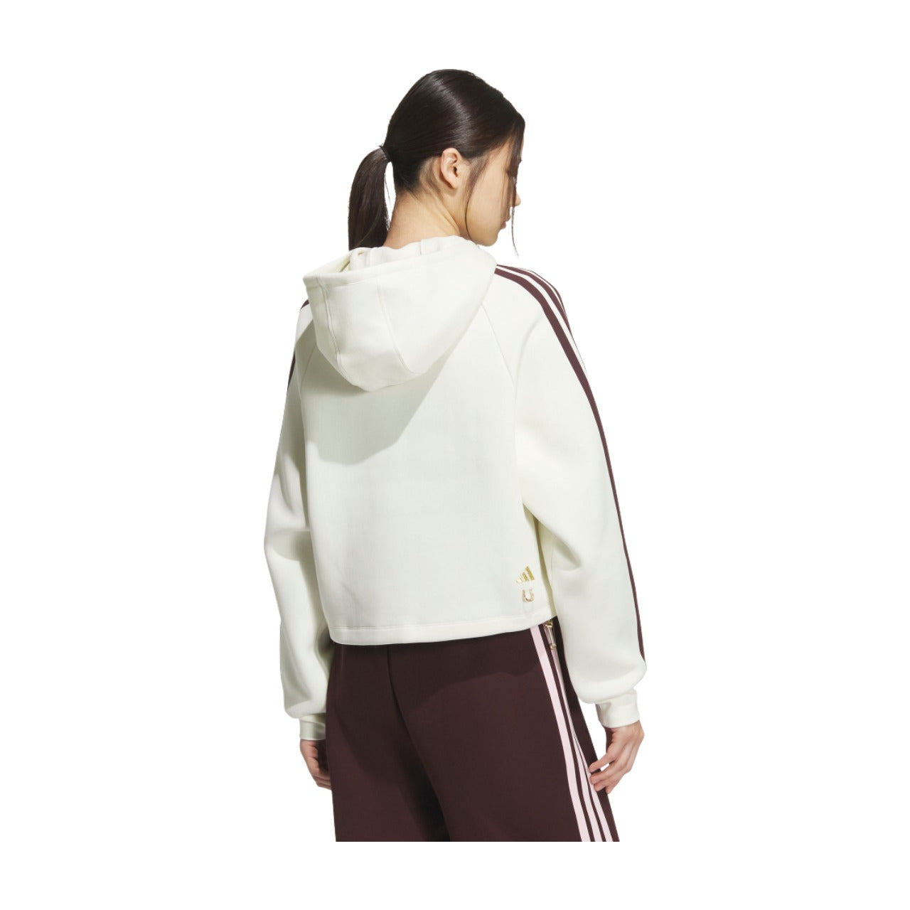 (WMNS) adidas Hooded Top Asia Sizing 'CNY Off White' KH2695