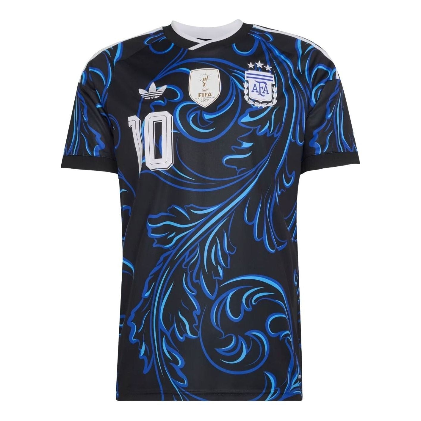 adidas Argentina 2026 Away Messi Jersey Asia Sizing 'Black Lucid Blue' KH3940